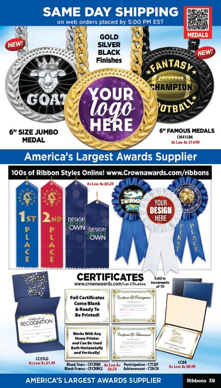 Crown Awards Catalog Weekly Ad December 31, 2025 - December 31, 2026