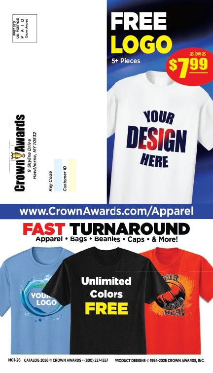 Crown Awards Catalog Weekly Ad December 31, 2025 - December 31, 2026