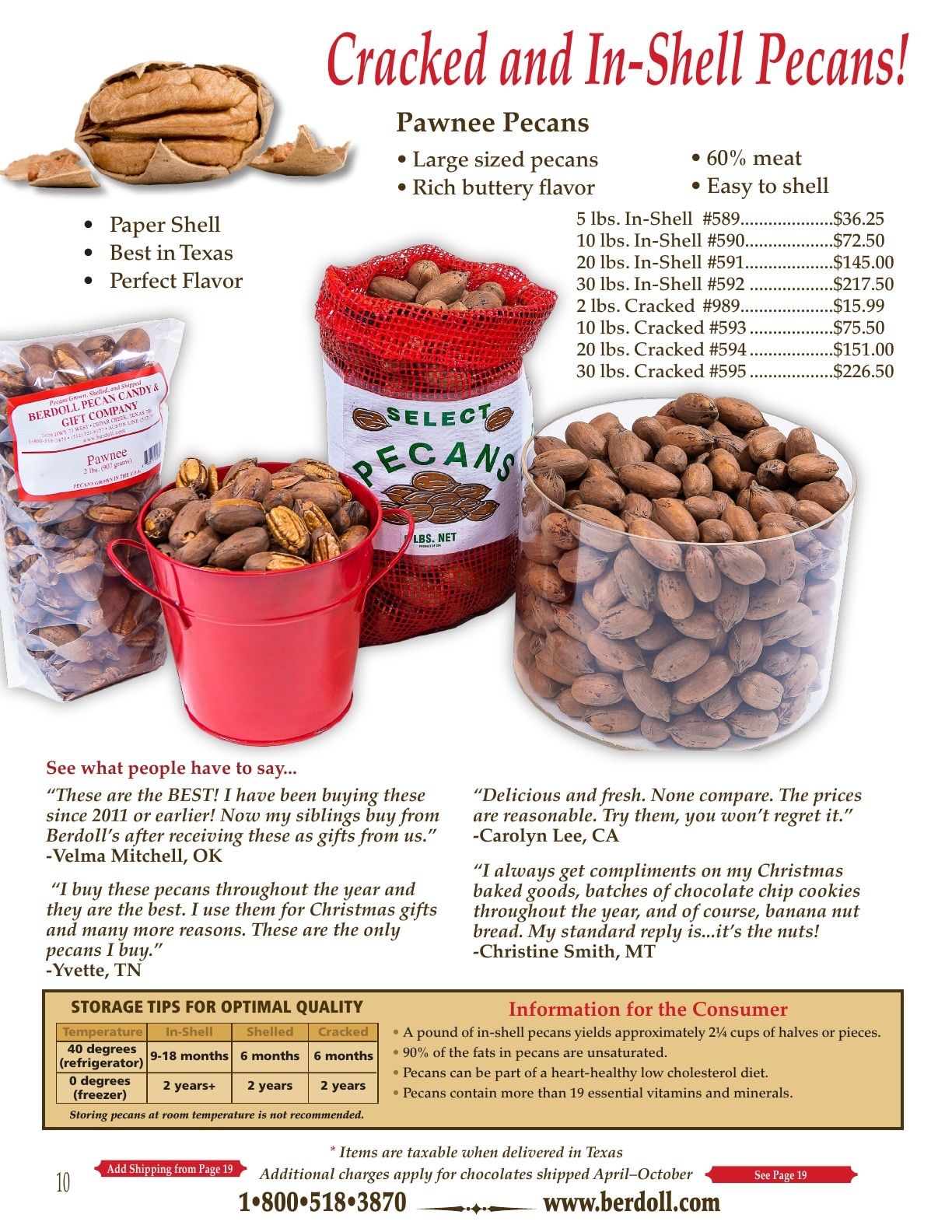 Berdoll Pecan Farm 2025-2026 Catalog Weekly Ad August 31, 2025 - December 31, 2026