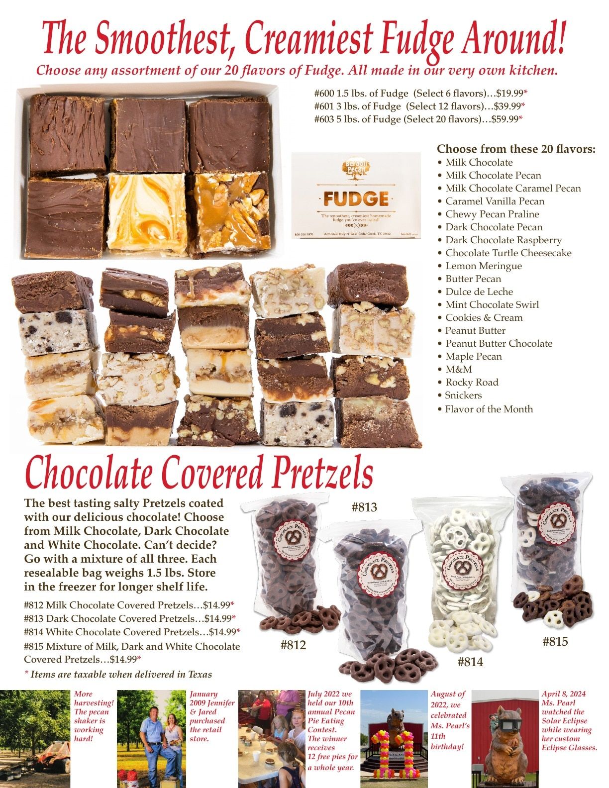 Berdoll Pecan Farm 2025-2026 Catalog Weekly Ad August 31, 2025 - December 31, 2026