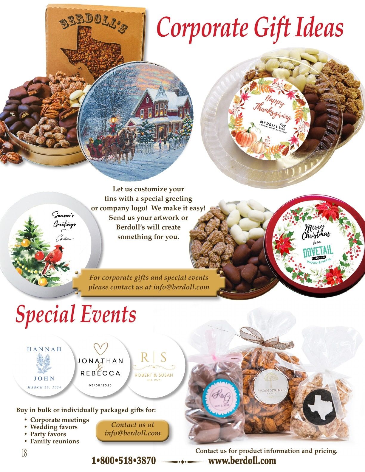 Berdoll Pecan Farm 2025-2026 Catalog Weekly Ad August 31, 2025 - December 31, 2026