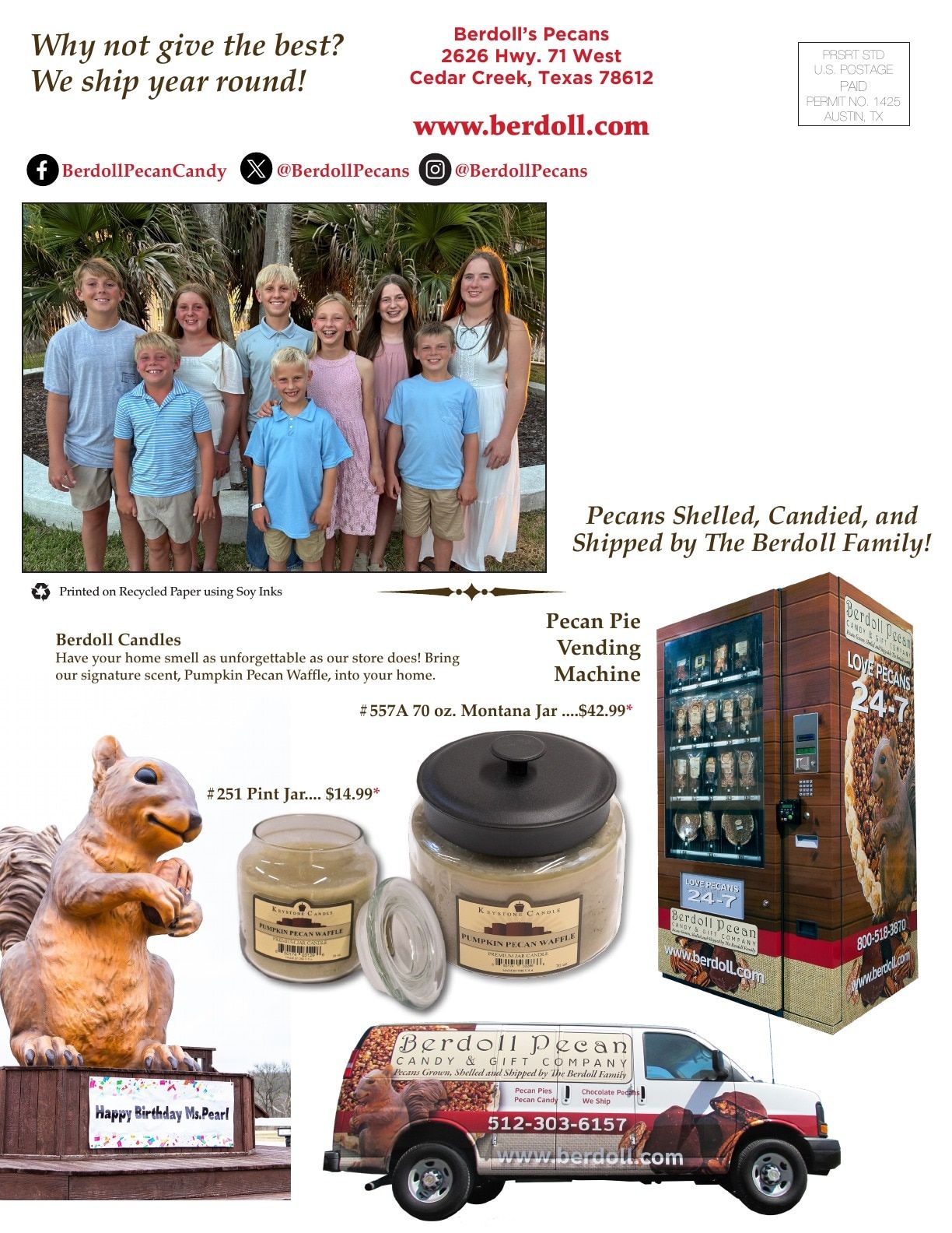 Berdoll Pecan Farm 2025-2026 Catalog Weekly Ad August 31, 2025 - December 31, 2026