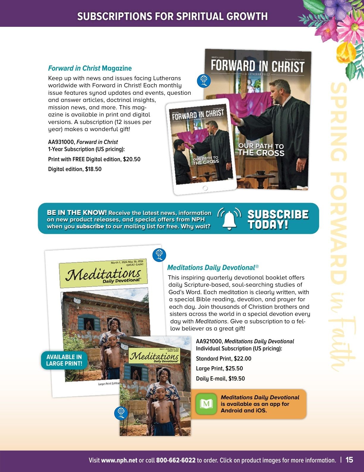 Northwestern Publishing House Spring Catalog Weekly Ad March 1, 2026 - February 28, 2027
