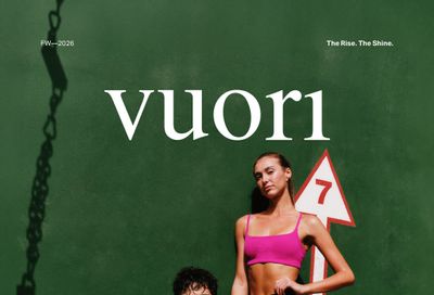 Vuori Fall Catalog Weekly Ad August 1 - November 30, 2026