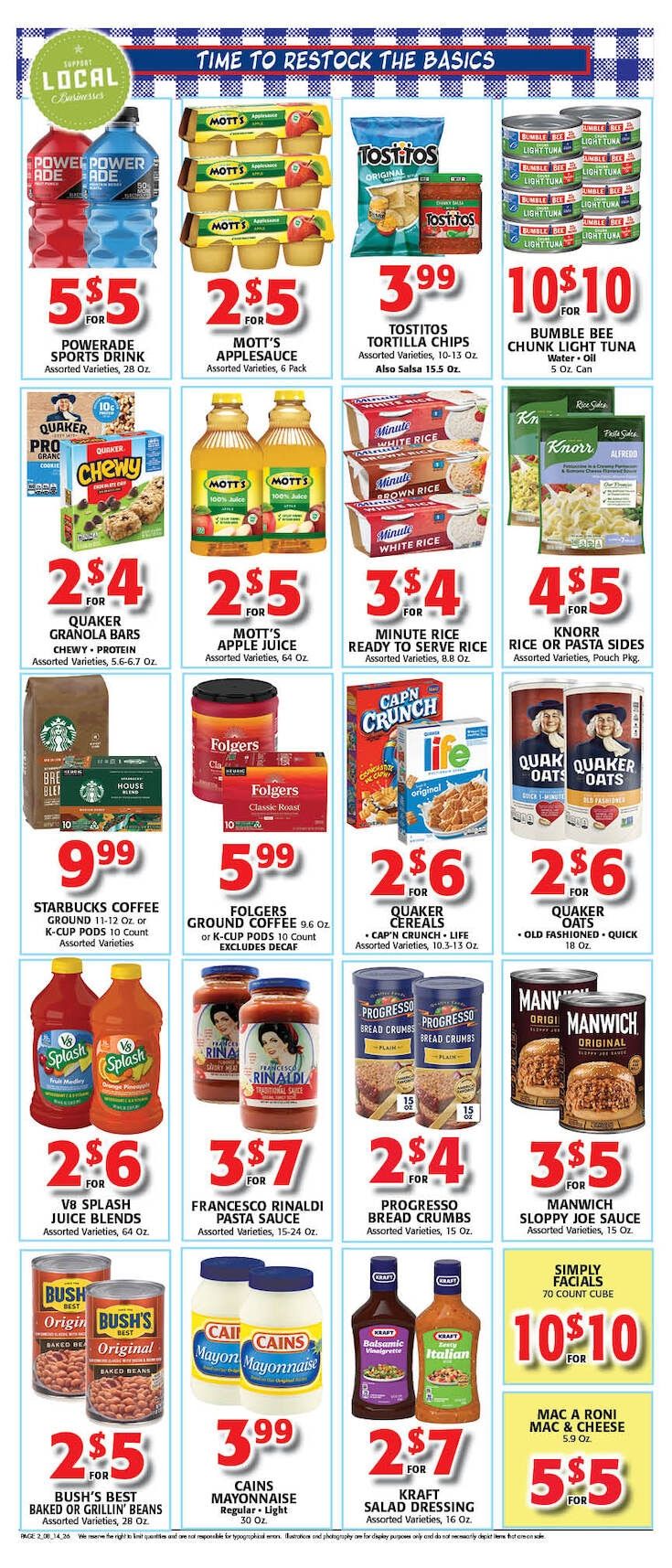 Gnazzo's Food Center Weekly Ad August 12 - 18, 2026