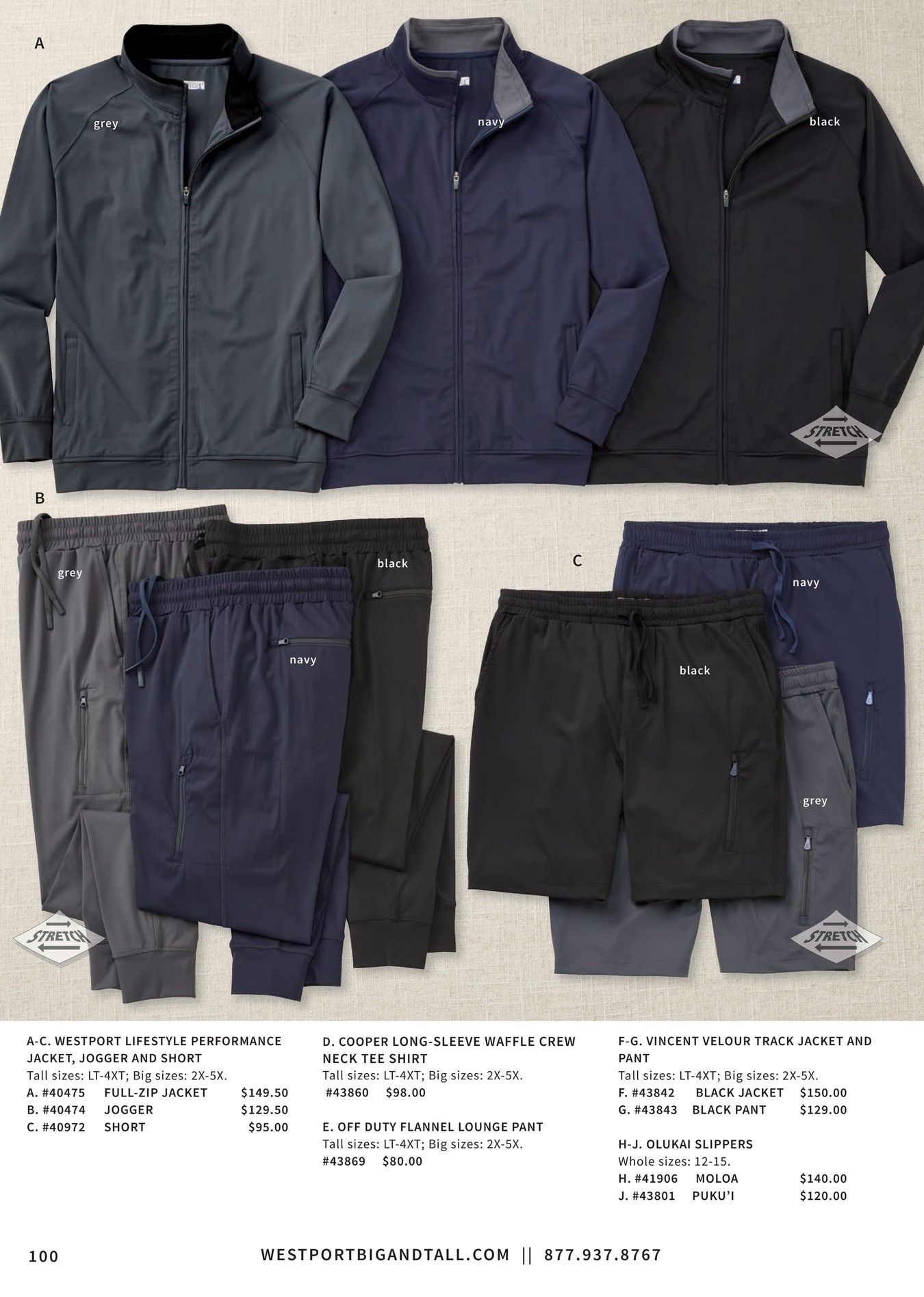 Westport Big & Tall Fall Catalog Weekly Ad August 4 - November 30, 2026