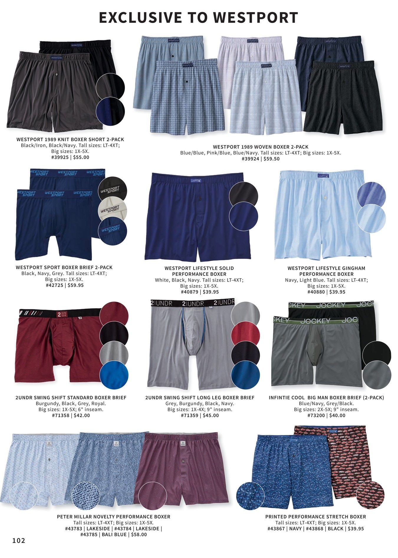 Westport Big & Tall Fall Catalog Weekly Ad August 4 - November 30, 2026