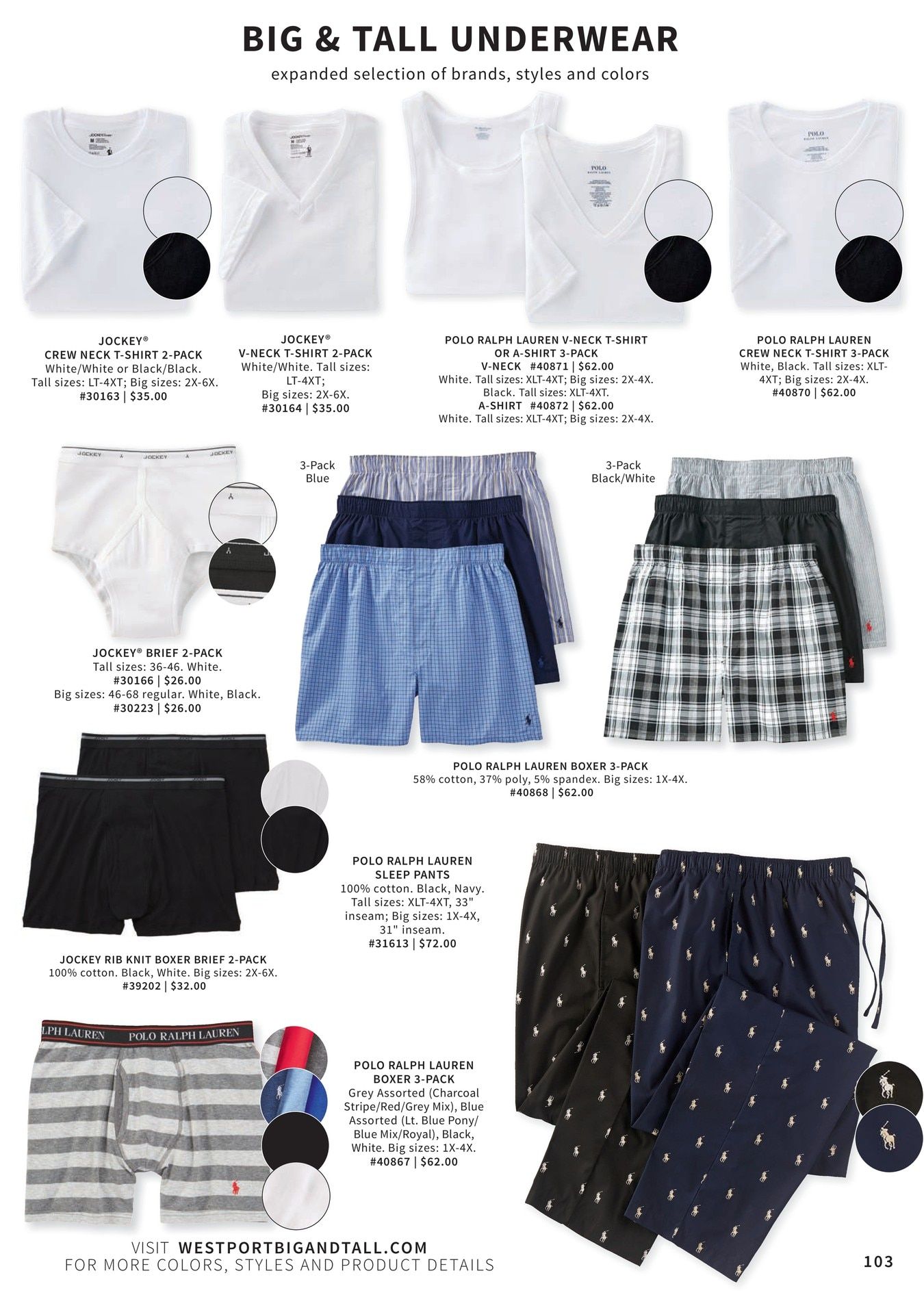 Westport Big & Tall Fall Catalog Weekly Ad August 4 - November 30, 2026