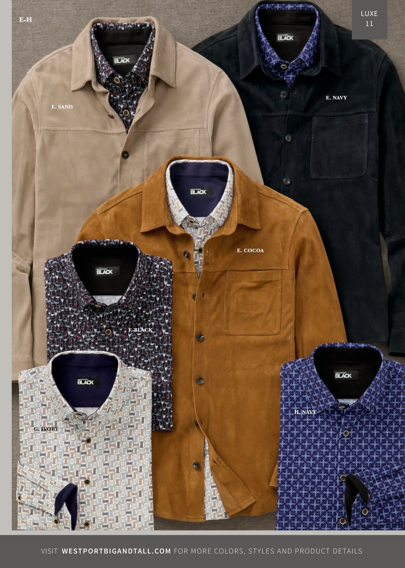 Westport Big & Tall Fall Catalog Weekly Ad August 4 - November 30, 2026