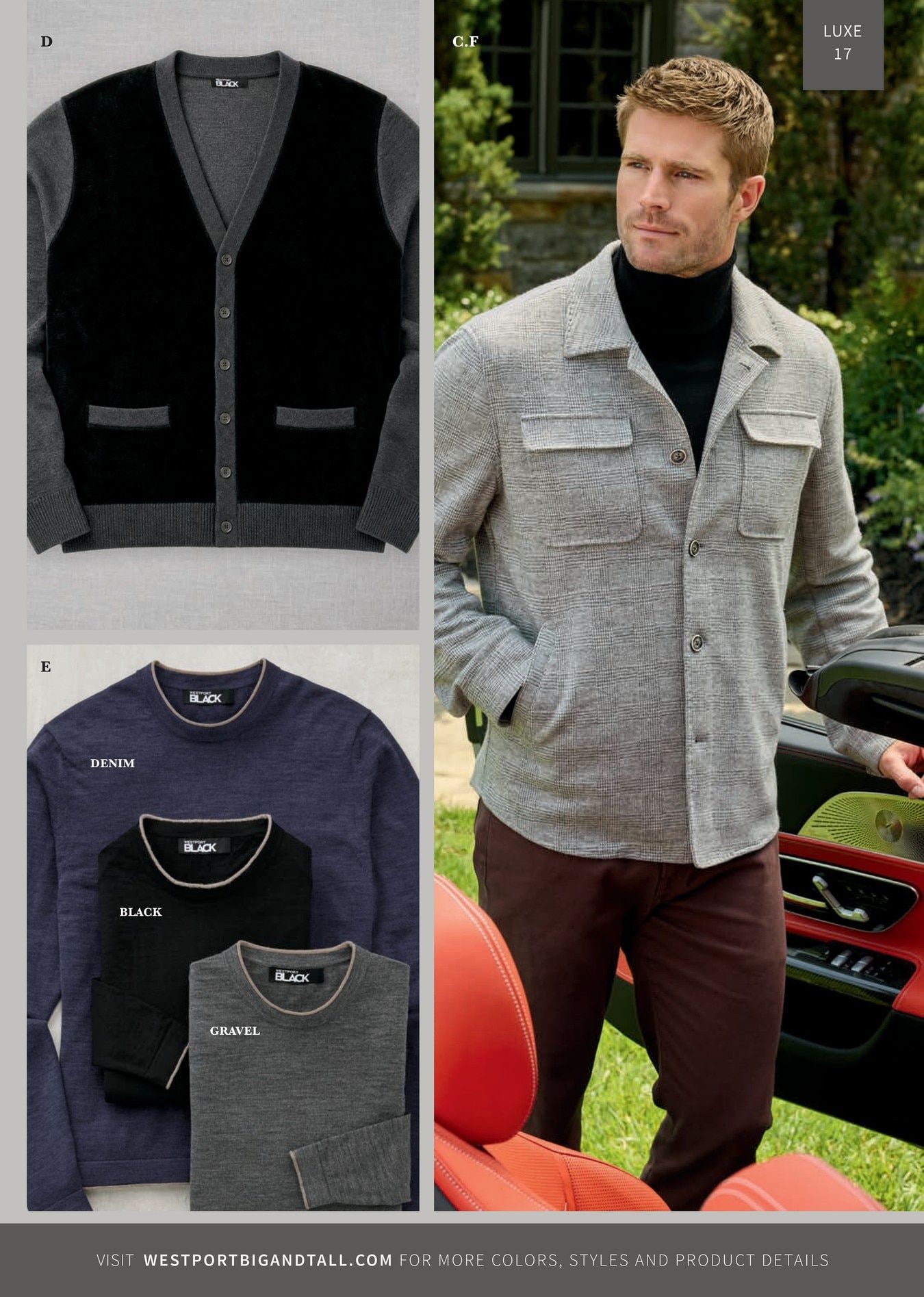 Westport Big & Tall Fall Catalog Weekly Ad August 4 - November 30, 2026