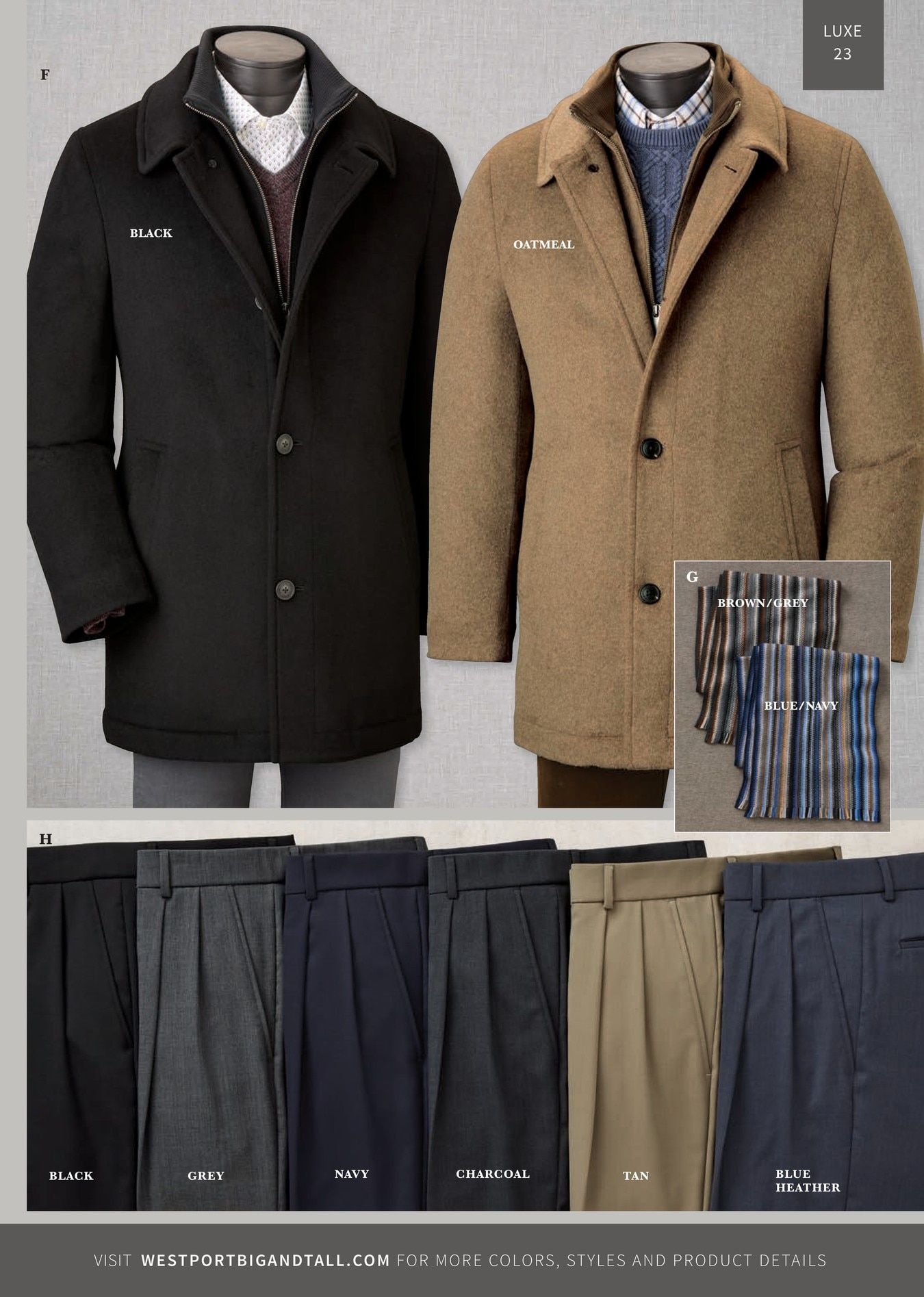 Westport Big & Tall Fall Catalog Weekly Ad August 4 - November 30, 2026