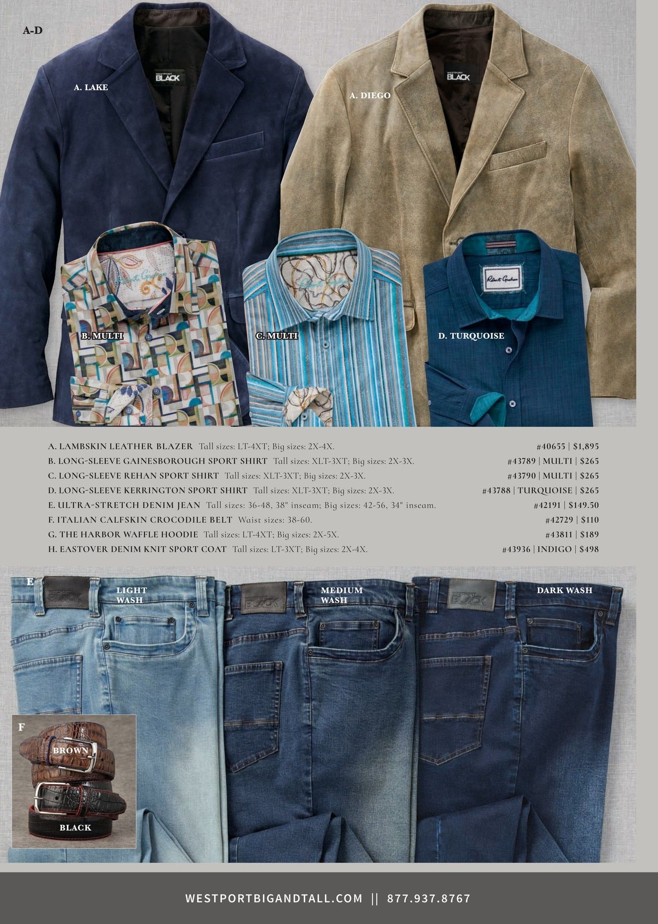 Westport Big & Tall Fall Catalog Weekly Ad August 4 - November 30, 2026