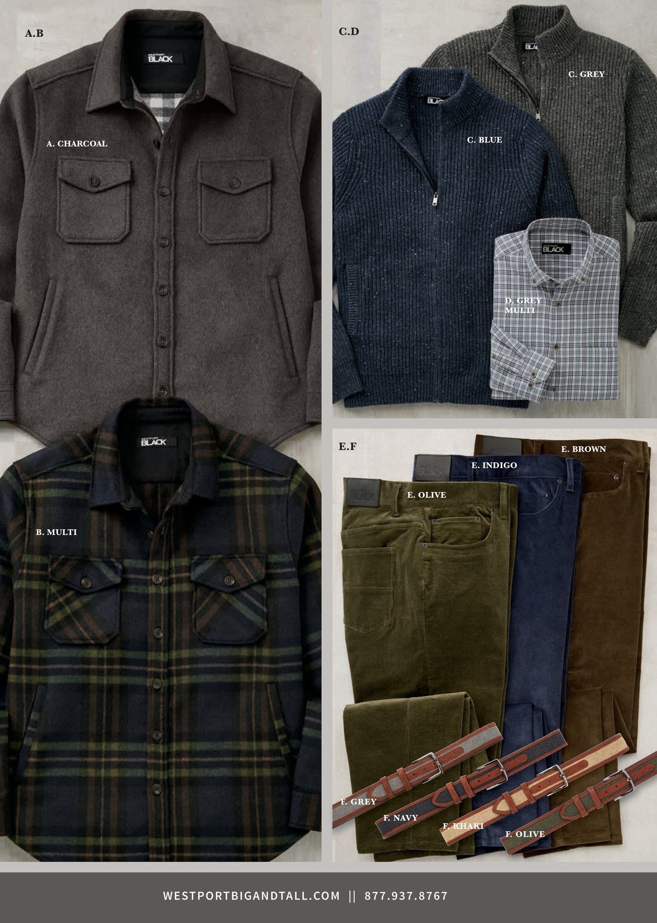 Westport Big & Tall Fall Catalog Weekly Ad August 4 - November 30, 2026