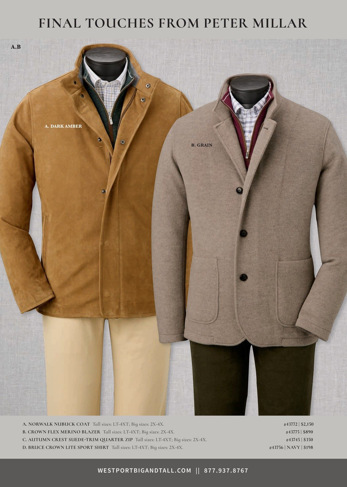 Westport Big & Tall Fall Catalog Weekly Ad August 4 - November 30, 2026
