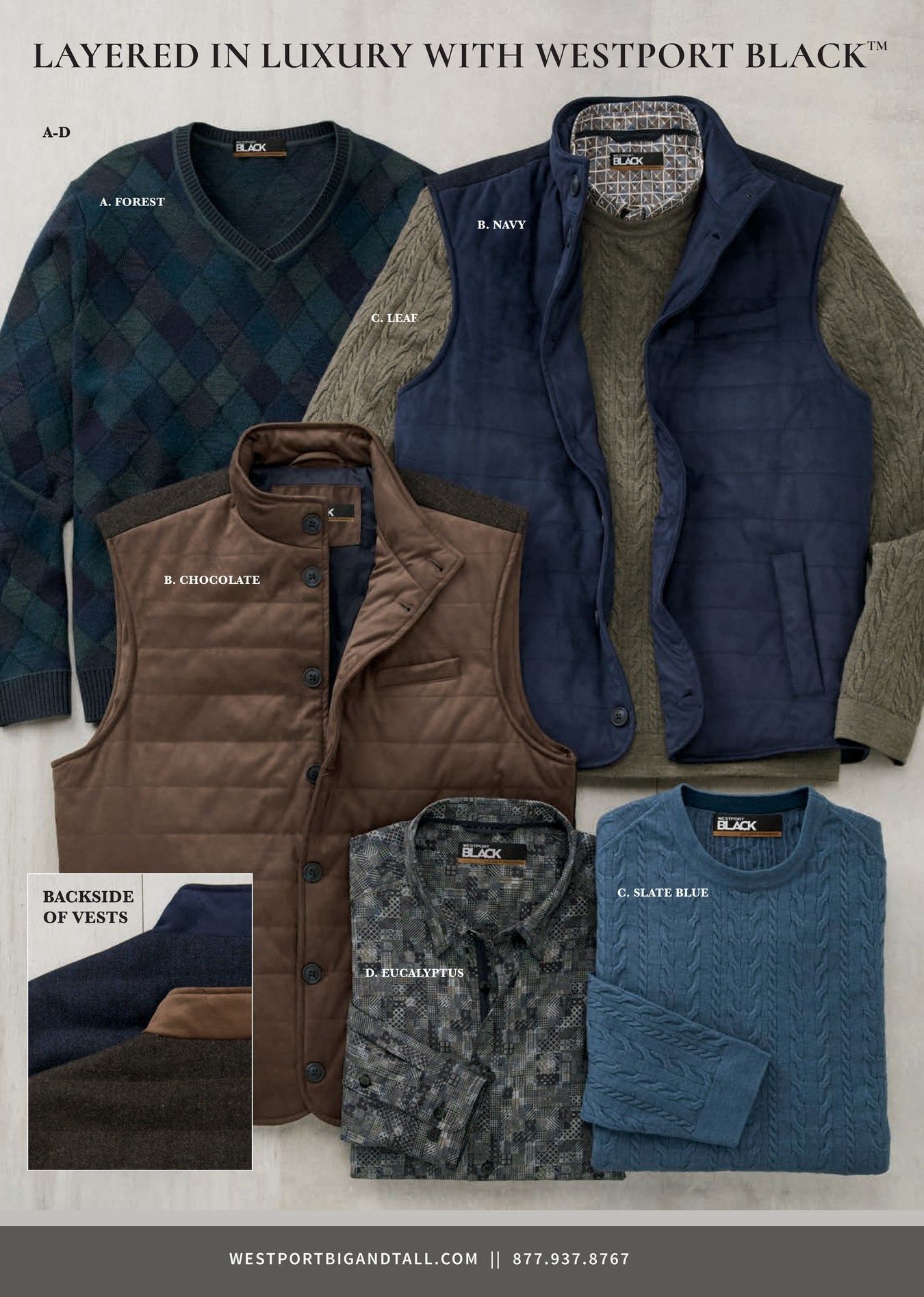 Westport Big & Tall Fall Catalog Weekly Ad August 4 - November 30, 2026