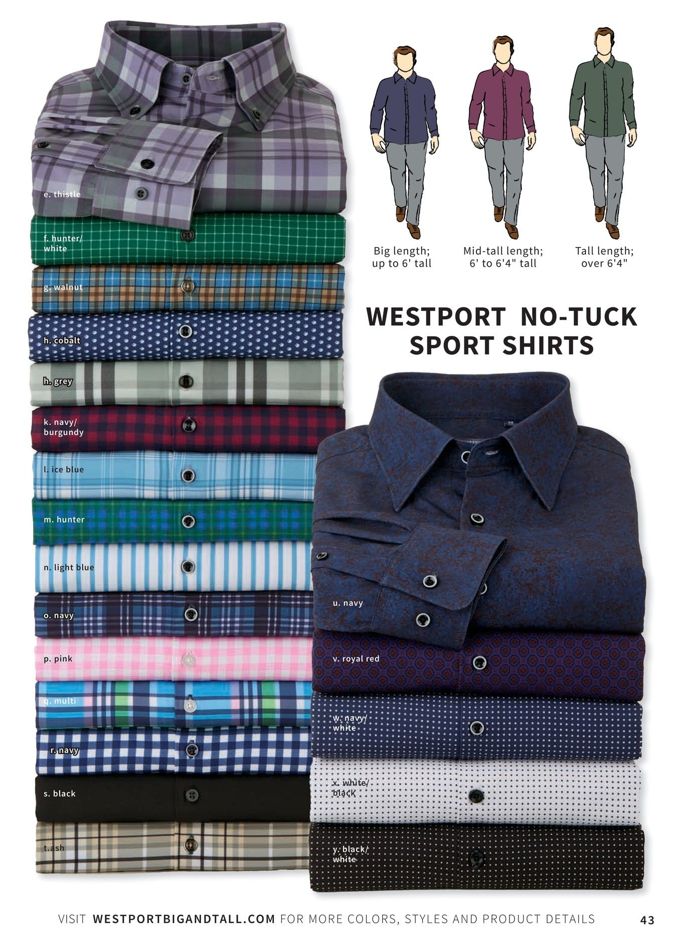 Westport Big & Tall Fall Catalog Weekly Ad August 4 - November 30, 2026