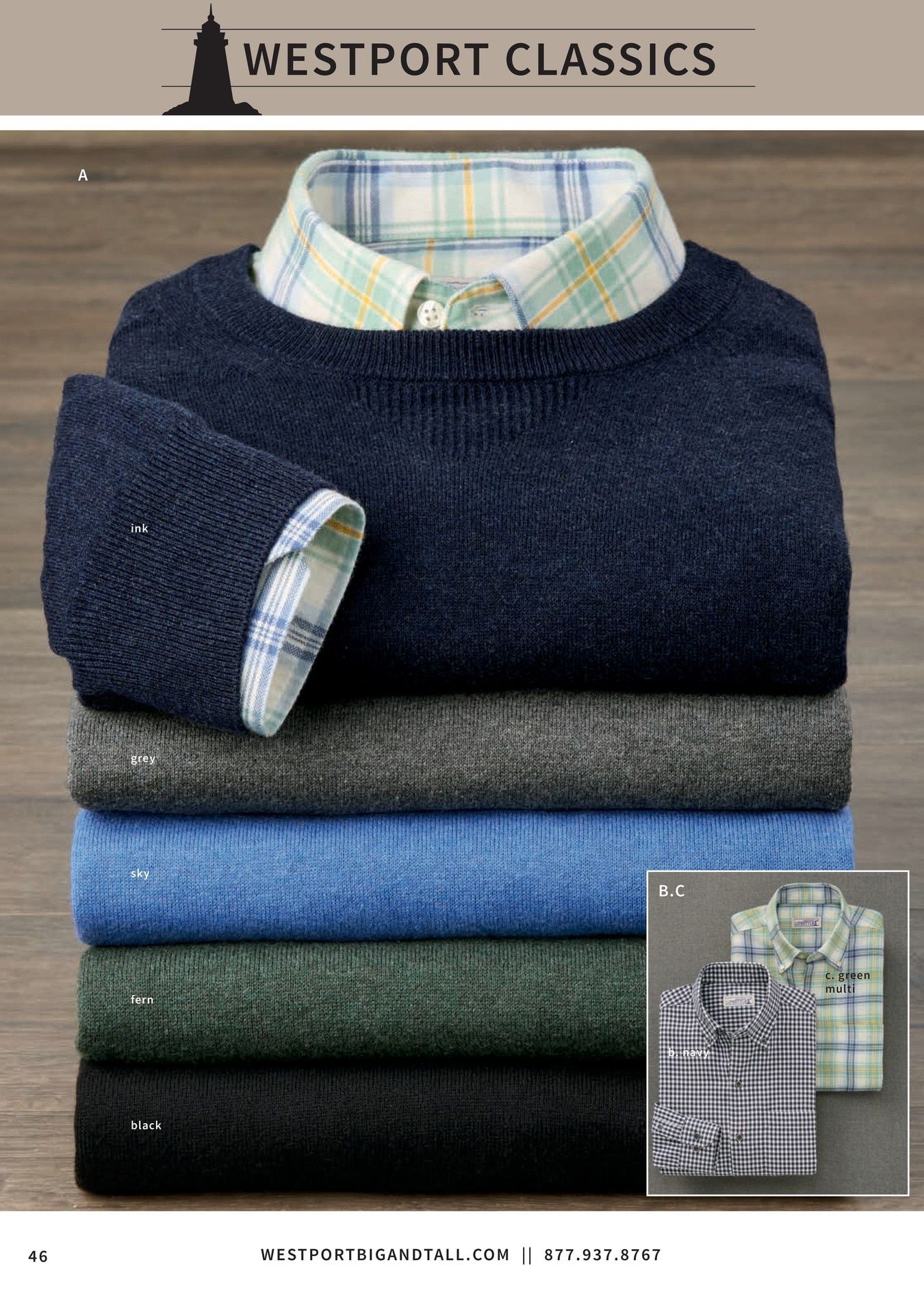 Westport Big & Tall Fall Catalog Weekly Ad August 4 - November 30, 2026