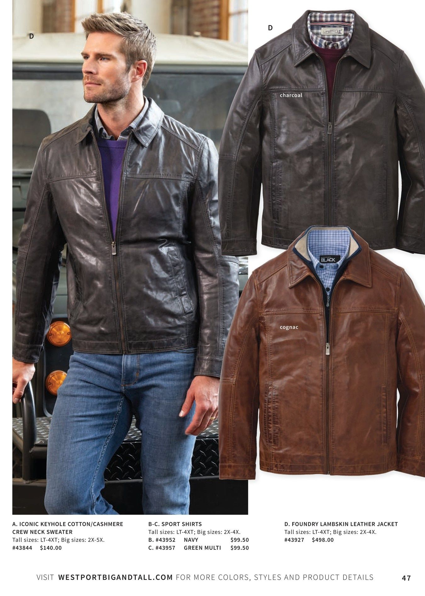 Westport Big & Tall Fall Catalog Weekly Ad August 4 - November 30, 2026