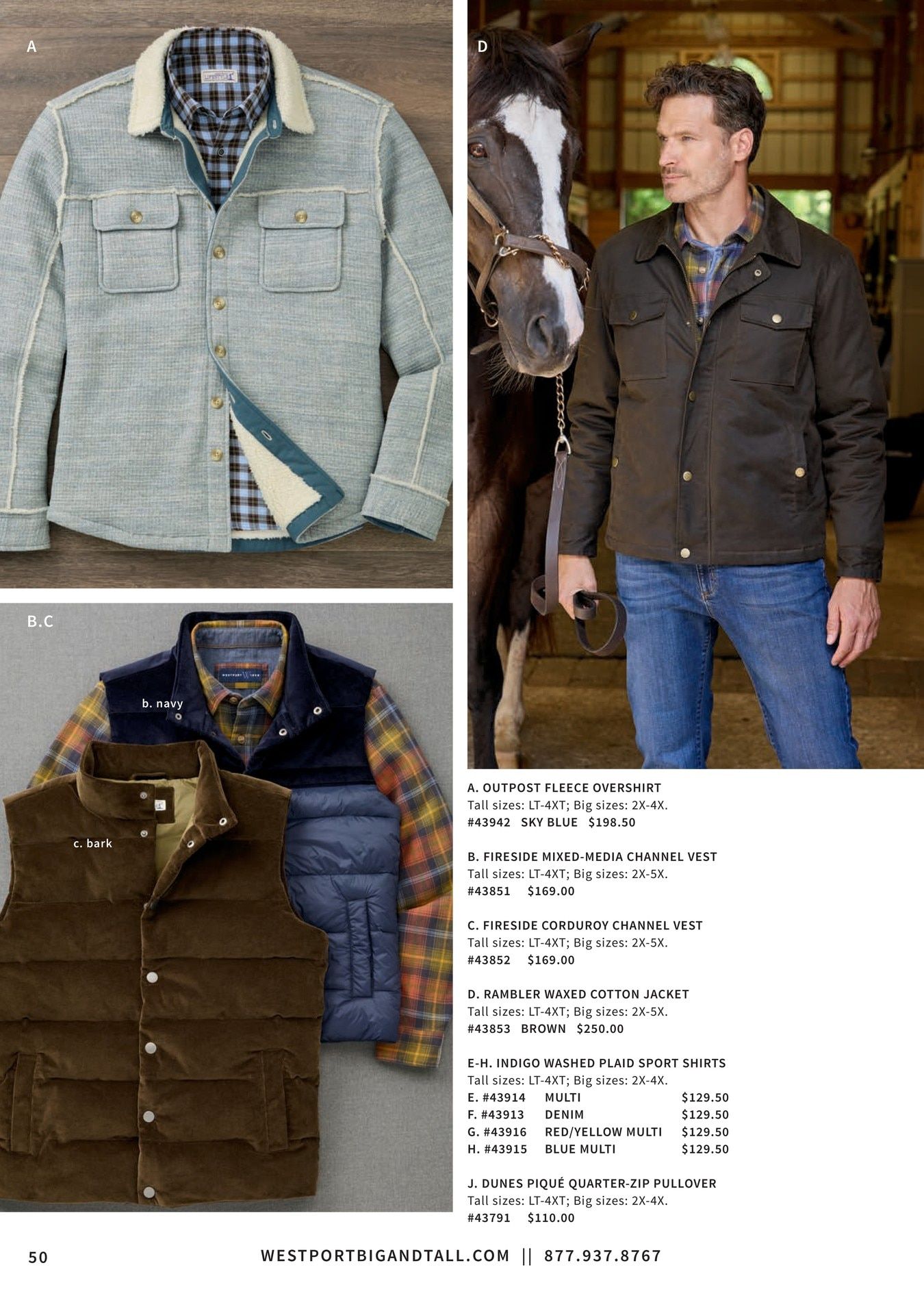 Westport Big & Tall Fall Catalog Weekly Ad August 4 - November 30, 2026