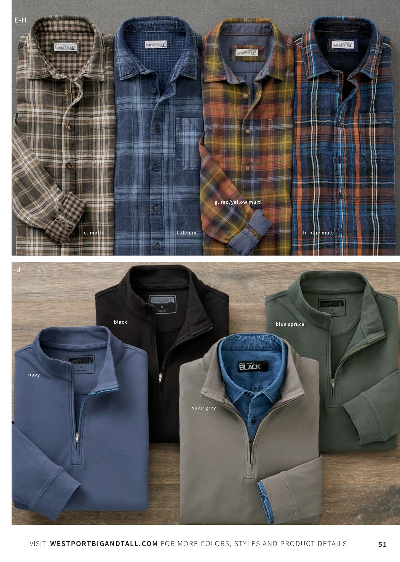 Westport Big & Tall Fall Catalog Weekly Ad August 4 - November 30, 2026