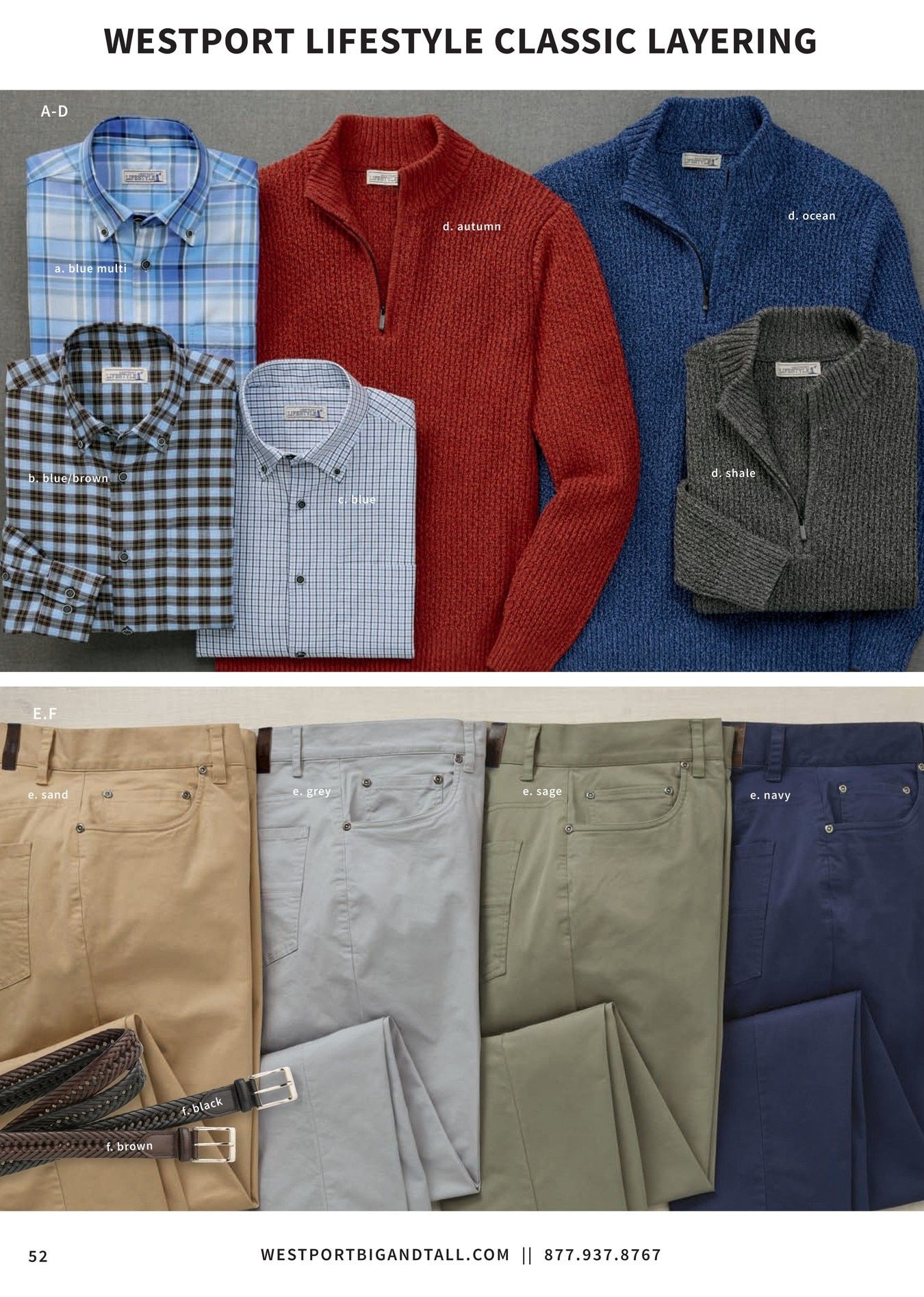 Westport Big & Tall Fall Catalog Weekly Ad August 4 - November 30, 2026
