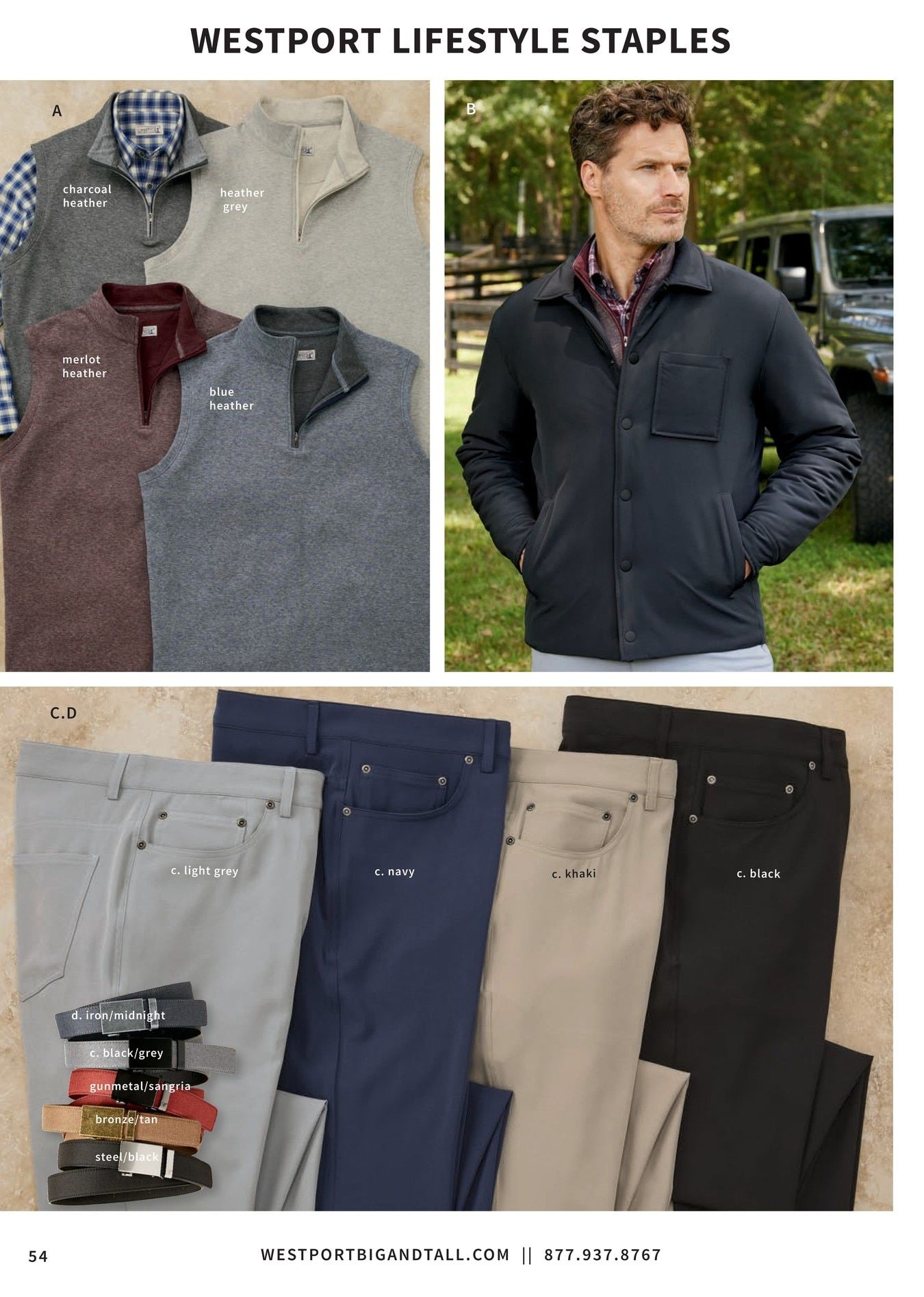 Westport Big & Tall Fall Catalog Weekly Ad August 4 - November 30, 2026