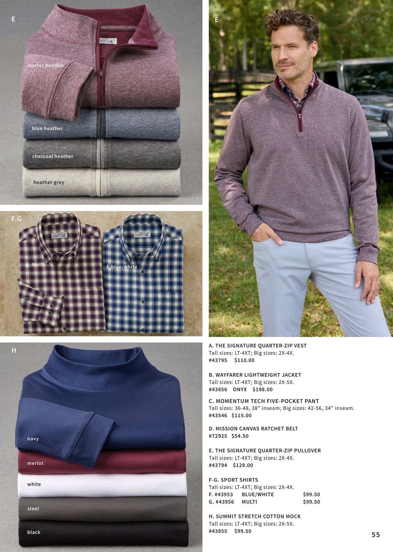 Westport Big & Tall Fall Catalog Weekly Ad August 4 - November 30, 2026