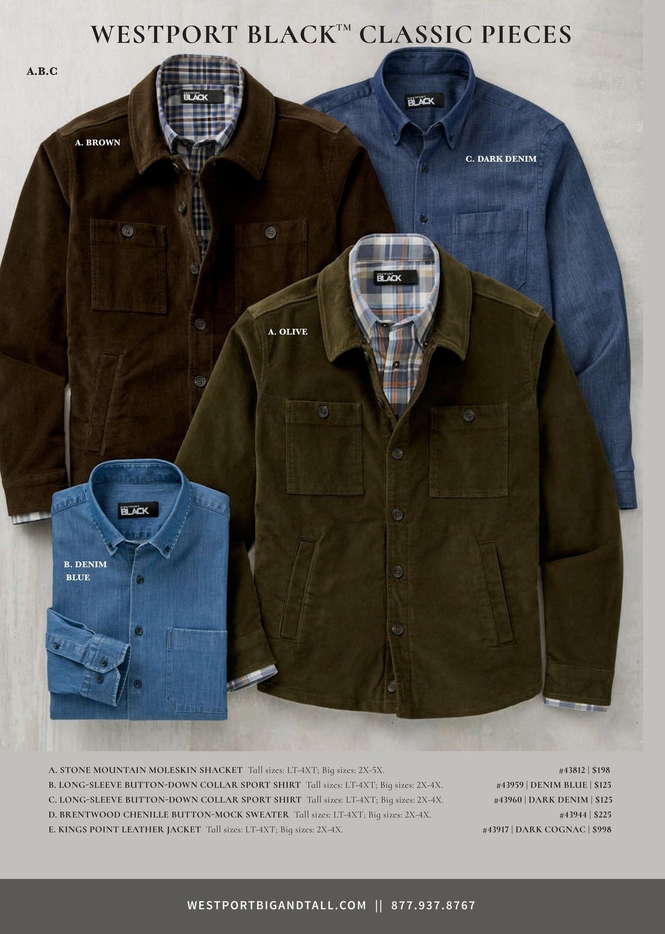Westport Big & Tall Fall Catalog Weekly Ad August 4 - November 30, 2026