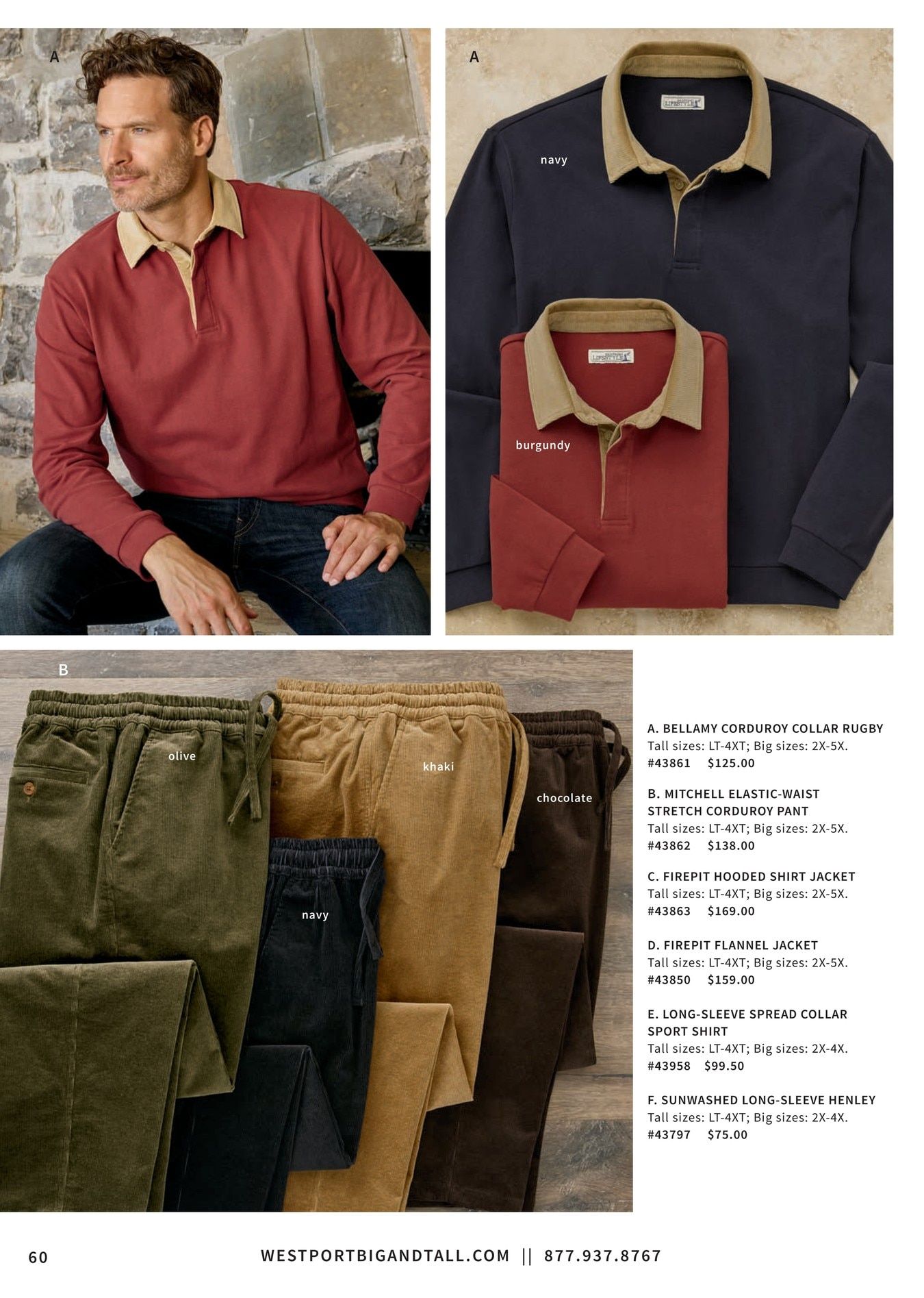 Westport Big & Tall Fall Catalog Weekly Ad August 4 - November 30, 2026