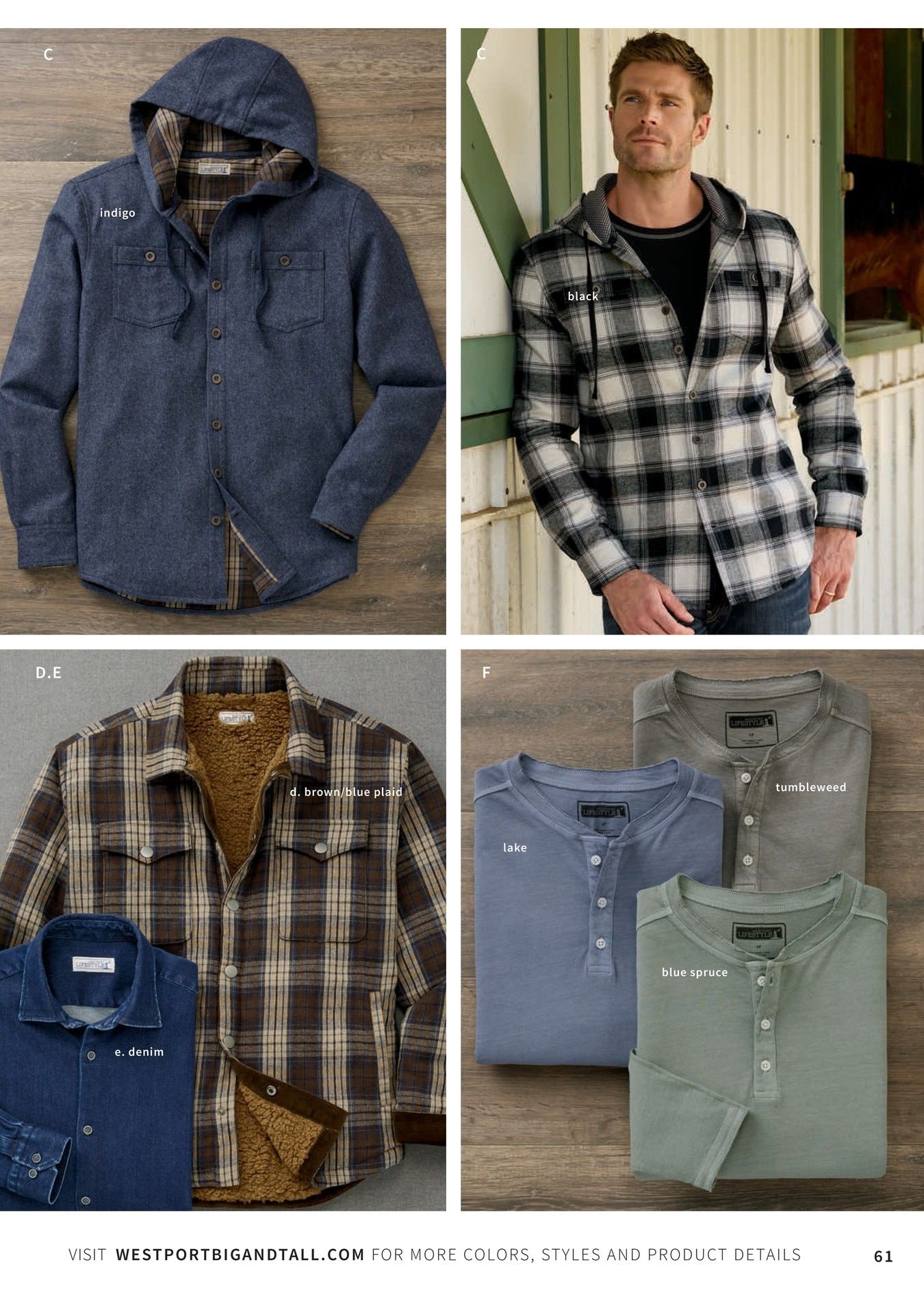 Westport Big & Tall Fall Catalog Weekly Ad August 4 - November 30, 2026