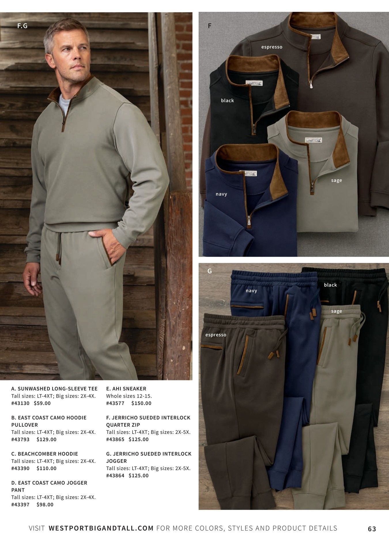 Westport Big & Tall Fall Catalog Weekly Ad August 4 - November 30, 2026