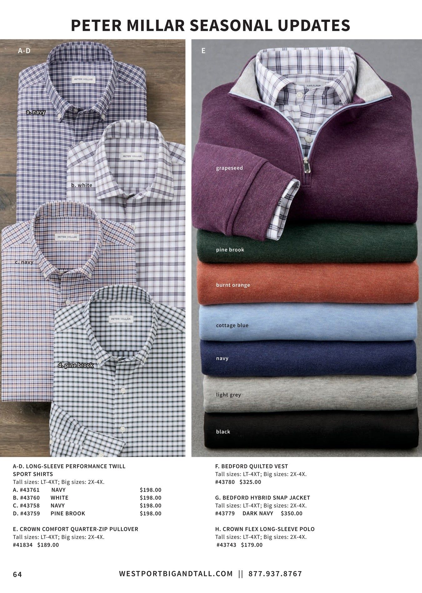 Westport Big & Tall Fall Catalog Weekly Ad August 4 - November 30, 2026