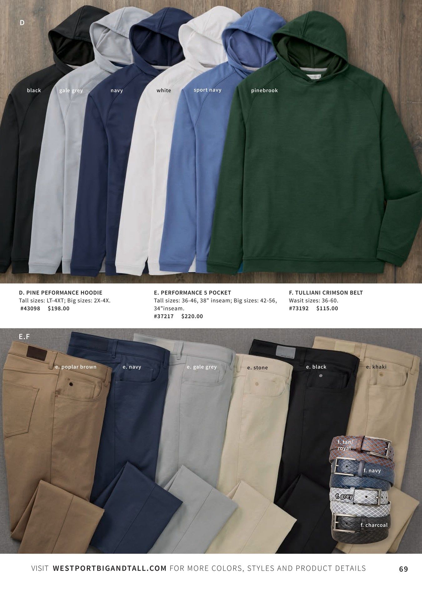 Westport Big & Tall Fall Catalog Weekly Ad August 4 - November 30, 2026