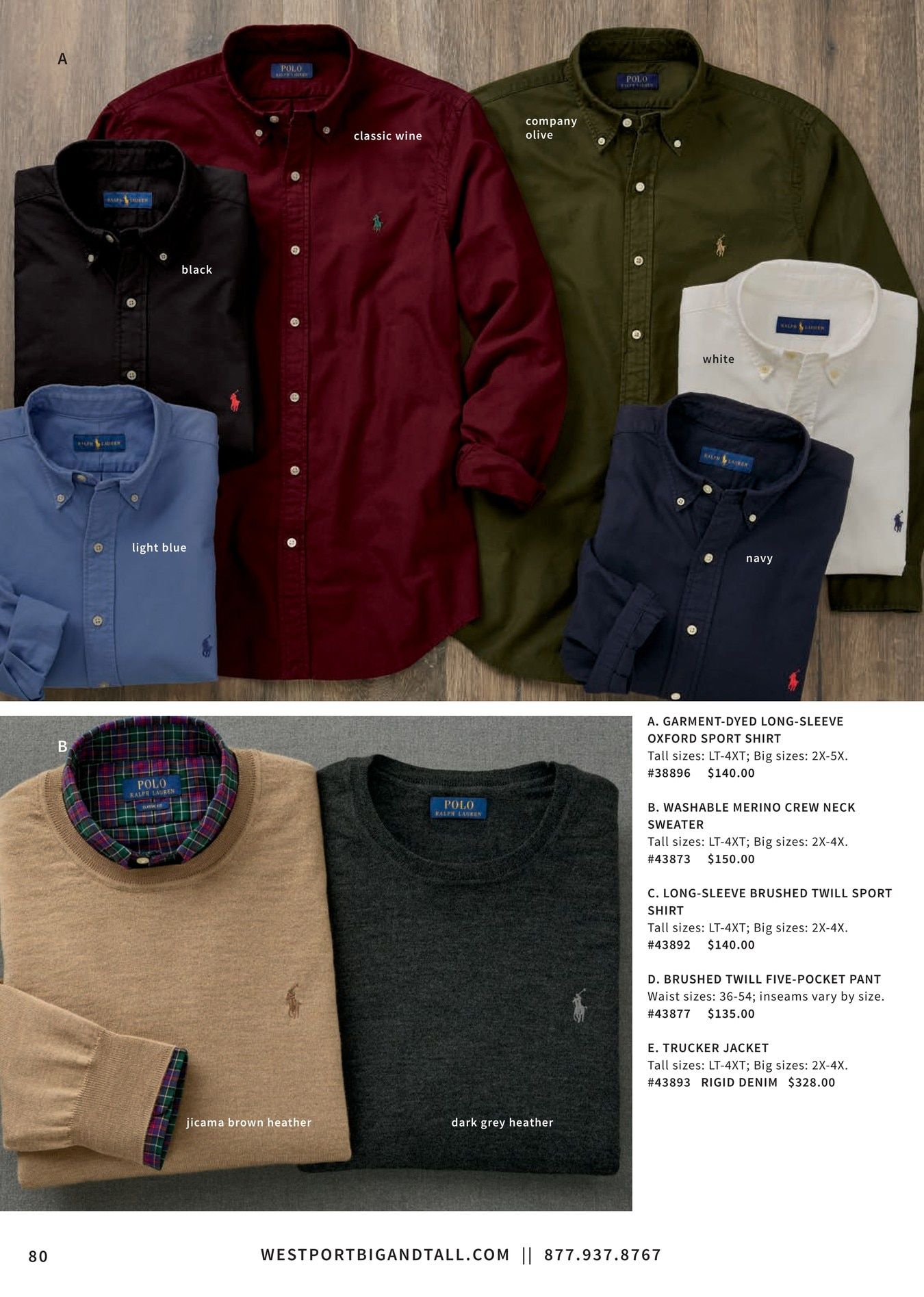 Westport Big & Tall Fall Catalog Weekly Ad August 4 - November 30, 2026