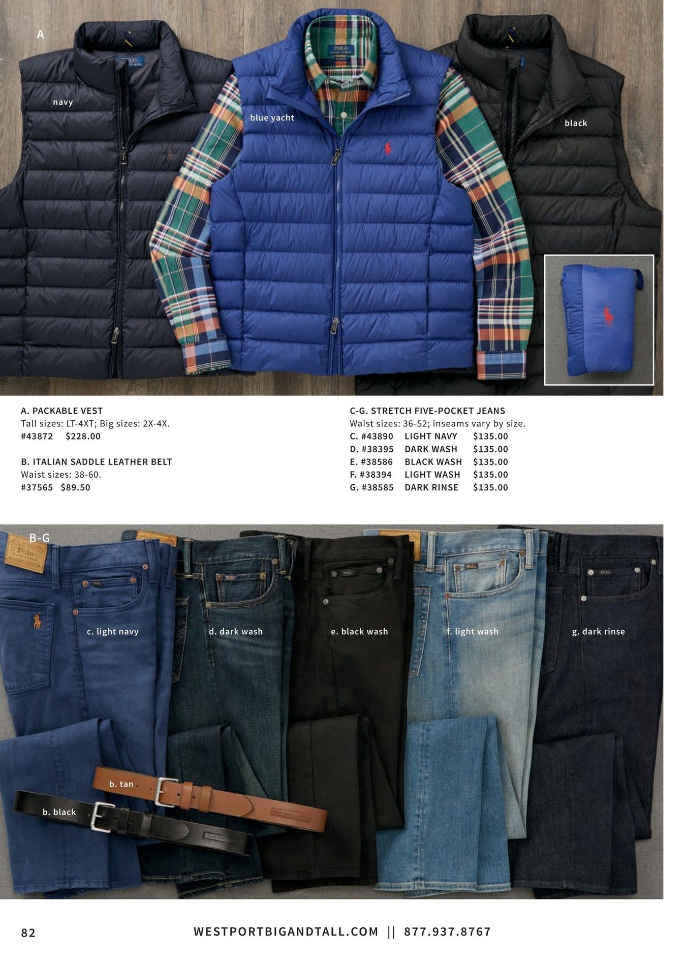Westport Big & Tall Fall Catalog Weekly Ad August 4 - November 30, 2026