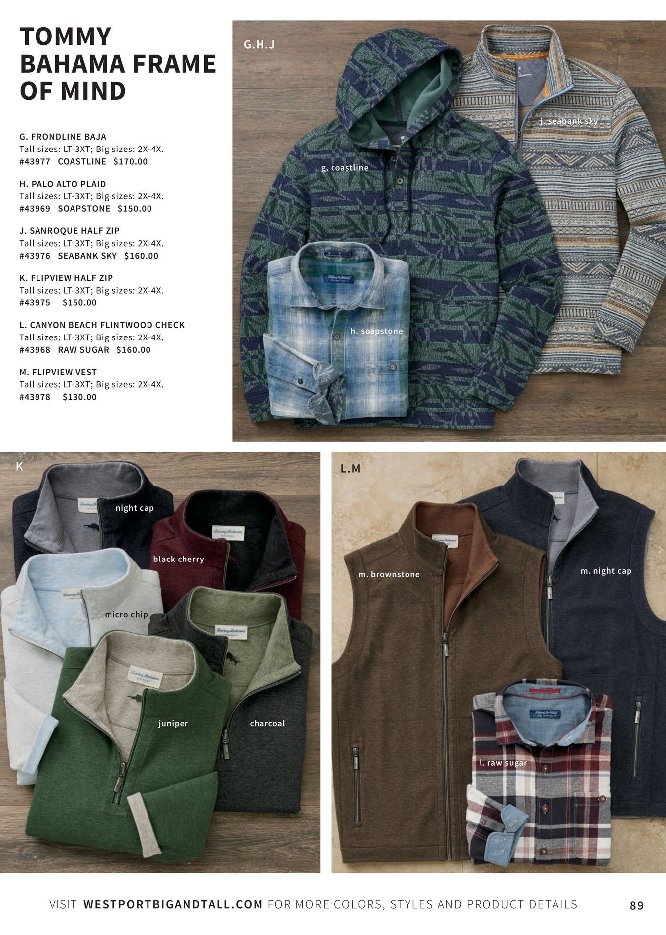 Westport Big & Tall Fall Catalog Weekly Ad August 4 - November 30, 2026