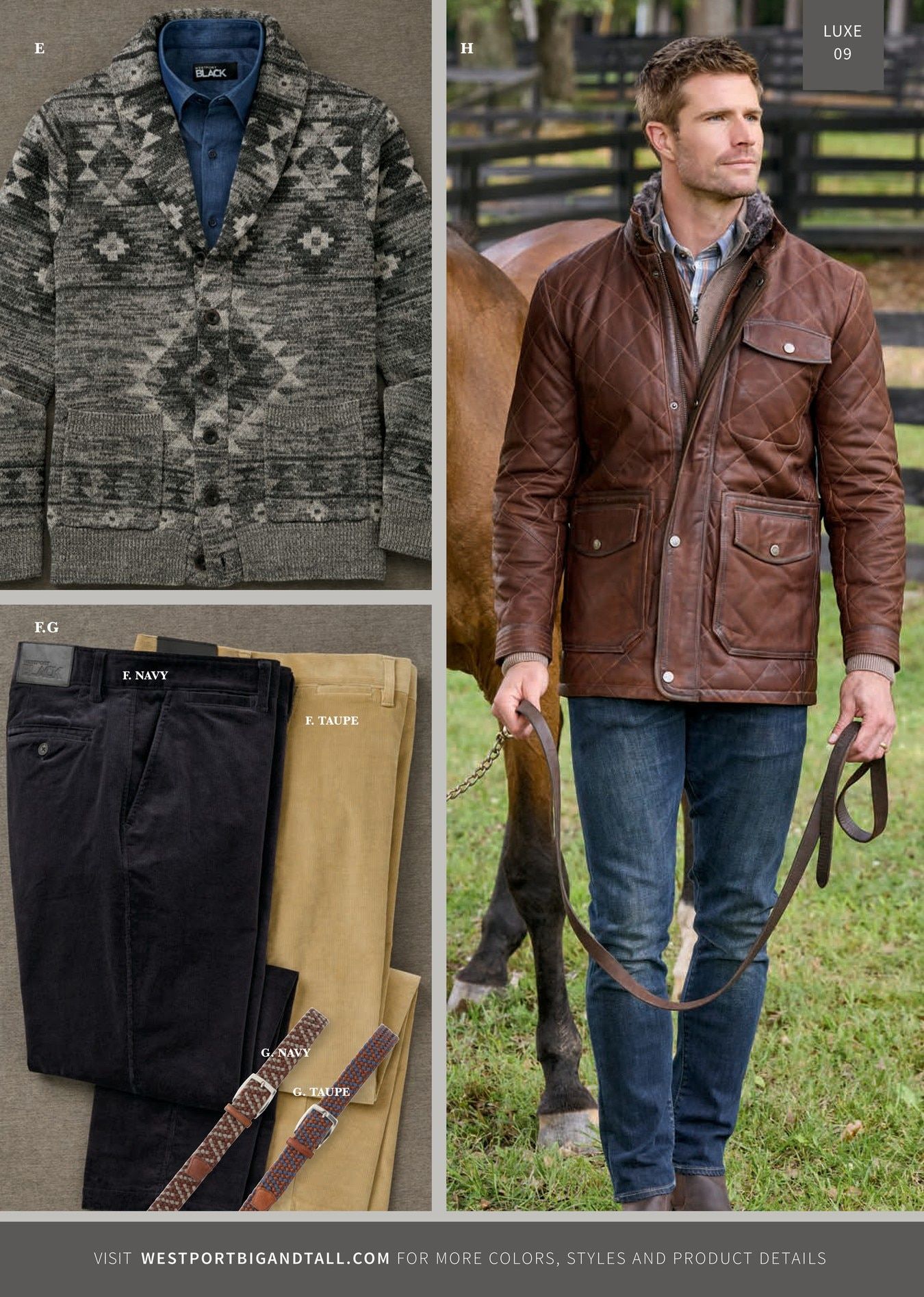 Westport Big & Tall Fall Catalog Weekly Ad August 4 - November 30, 2026