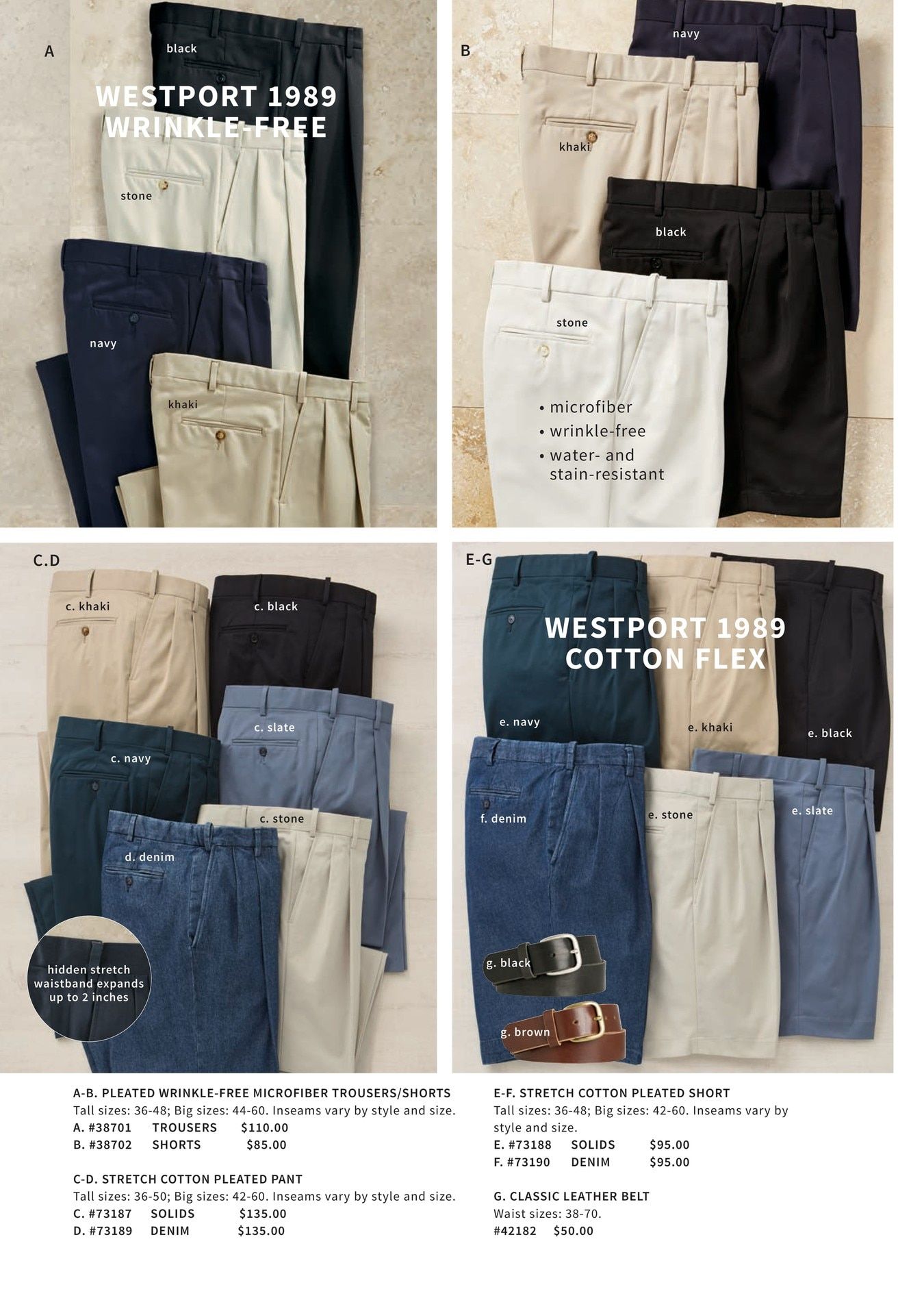 Westport Big & Tall Fall Catalog Weekly Ad August 4 - November 30, 2026