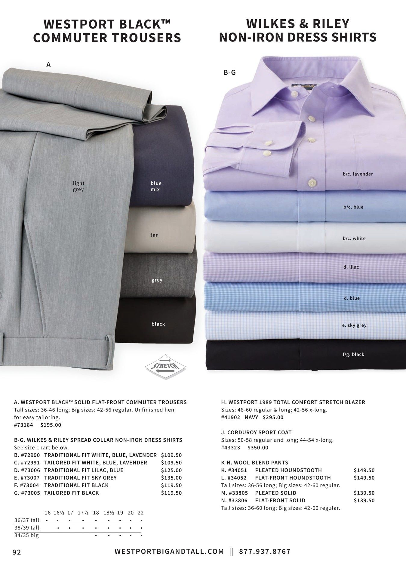Westport Big & Tall Fall Catalog Weekly Ad August 4 - November 30, 2026