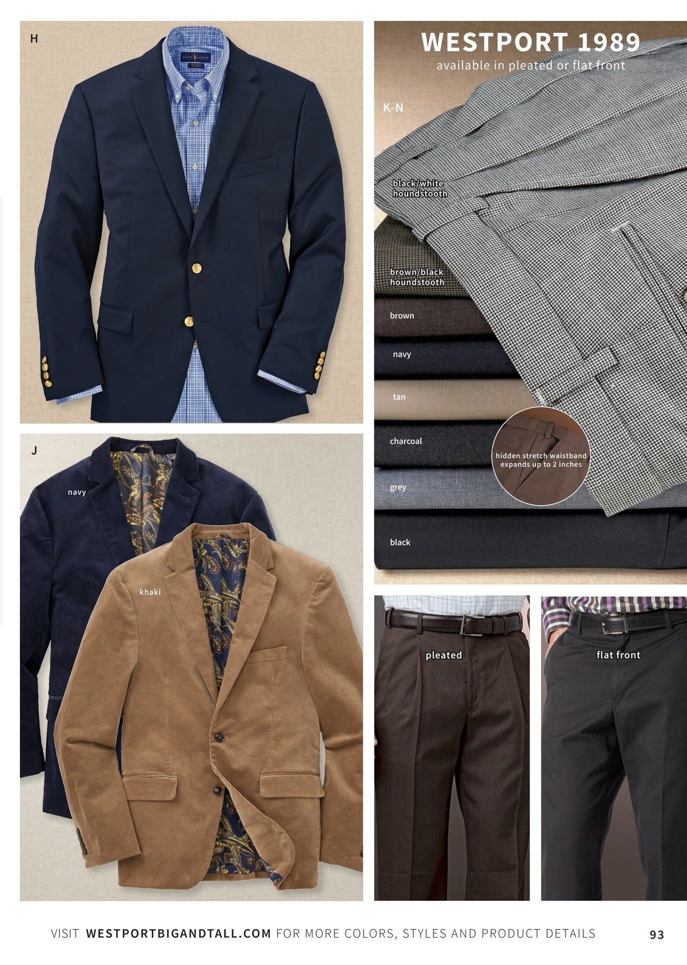 Westport Big & Tall Fall Catalog Weekly Ad August 4 - November 30, 2026
