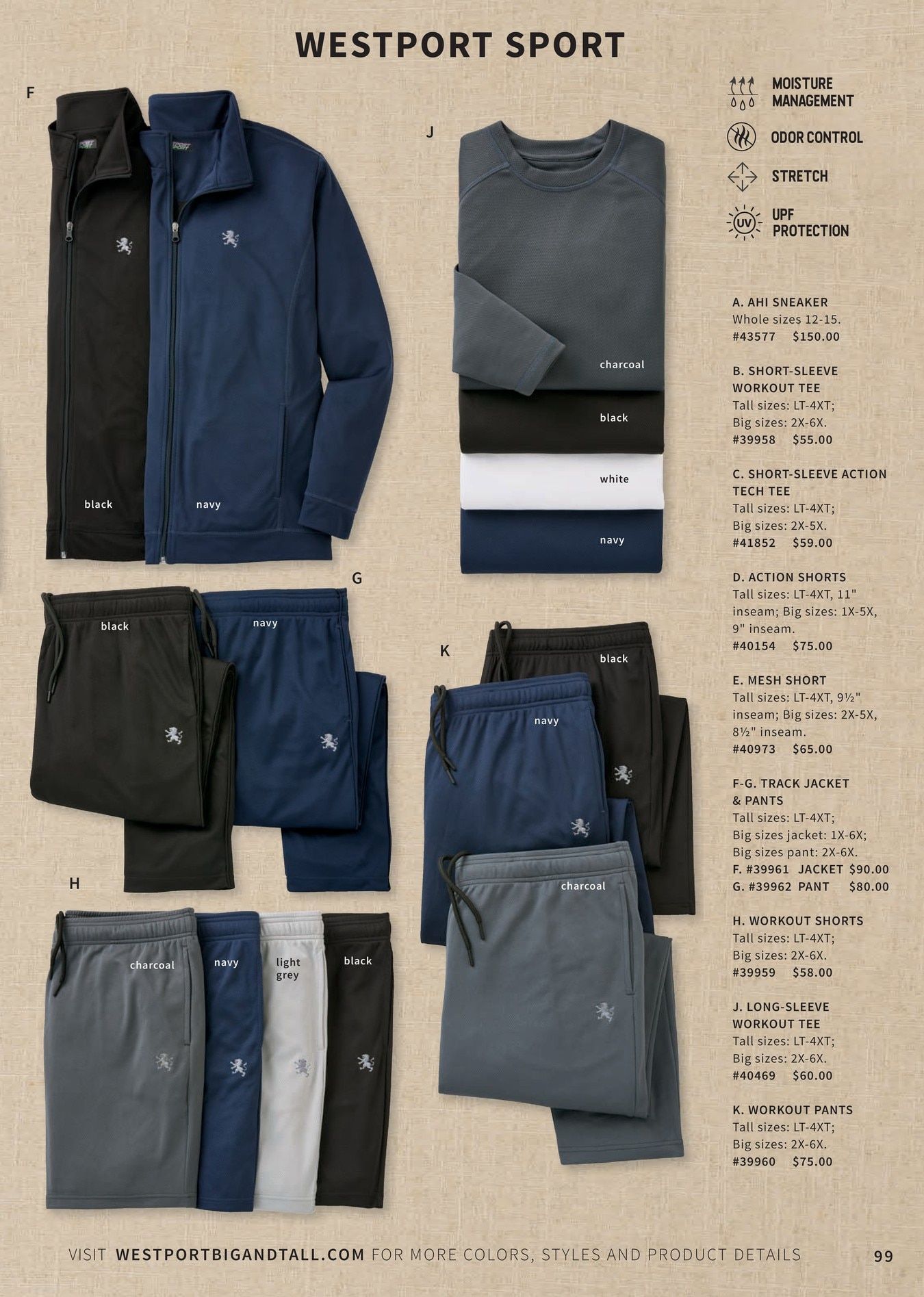 Westport Big & Tall Fall Catalog Weekly Ad August 4 - November 30, 2026