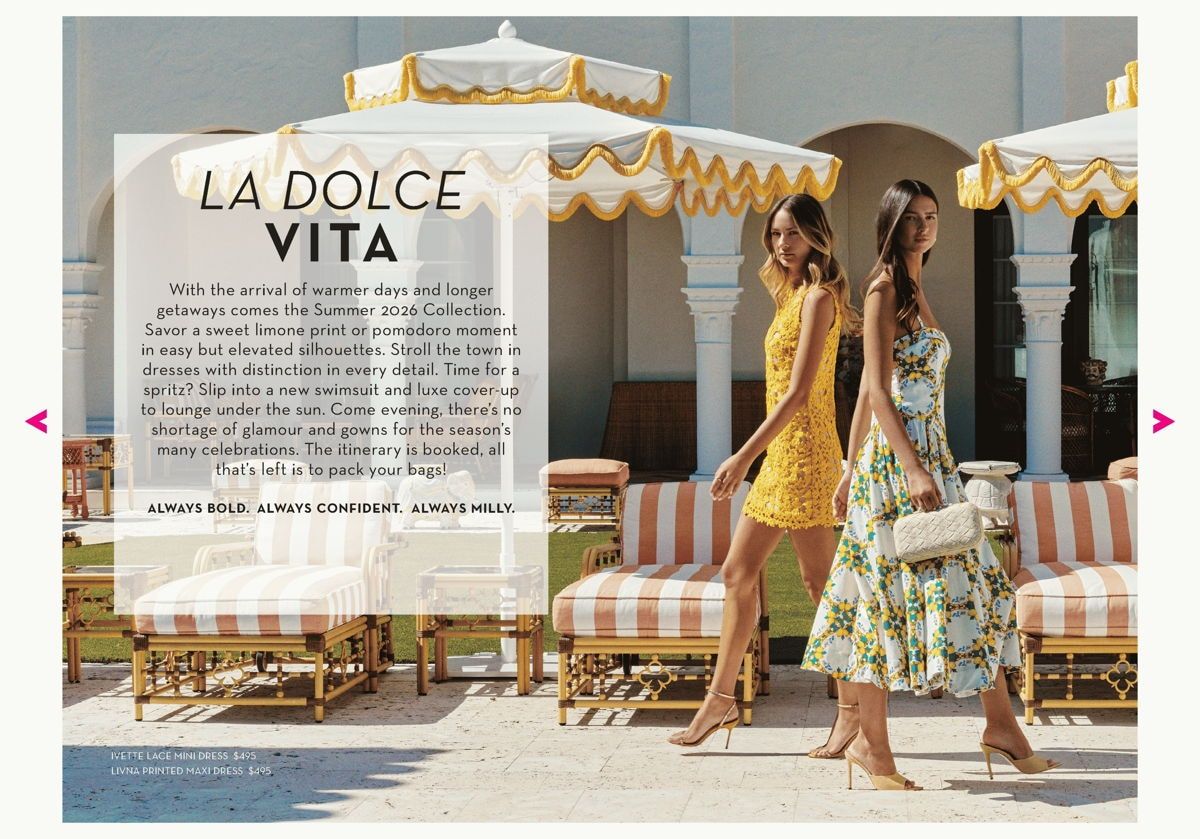 MILLY Summer Catalog Weekly Ad June 1 - September 30, 2026