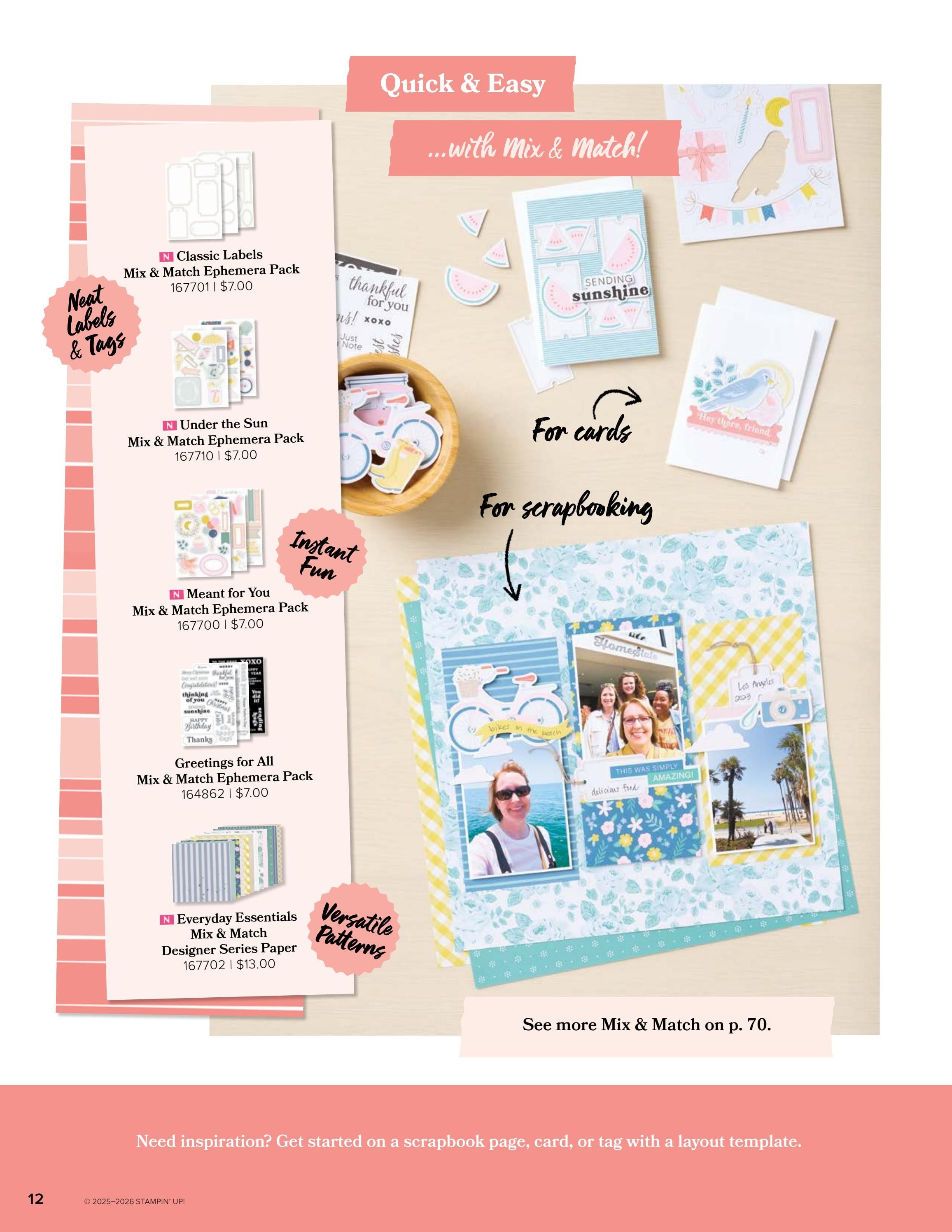 Stampin' Up! May-August Catalog Weekly Ad May 5 - August 31, 2026