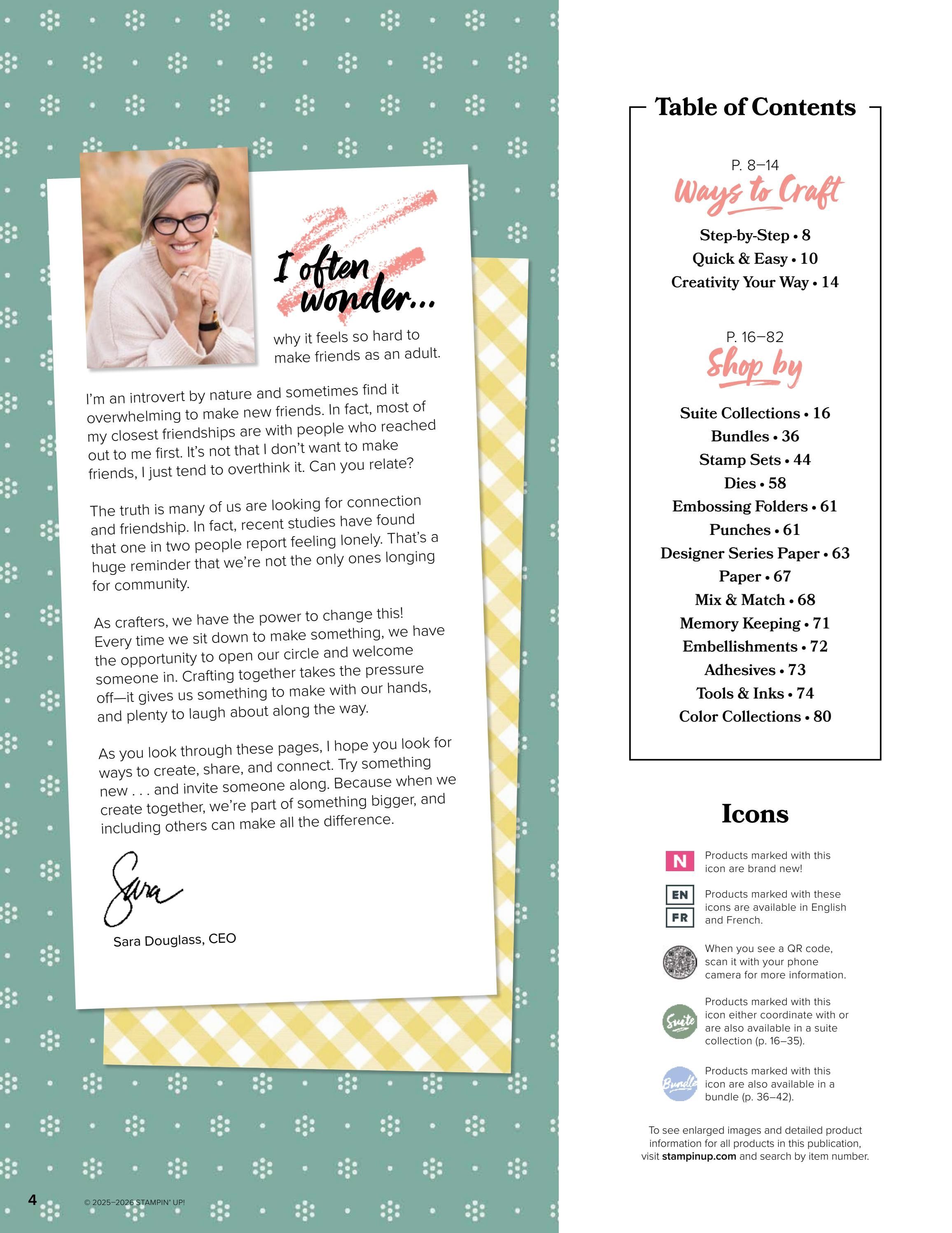 Stampin' Up! May-August Catalog Weekly Ad May 5 - August 31, 2026