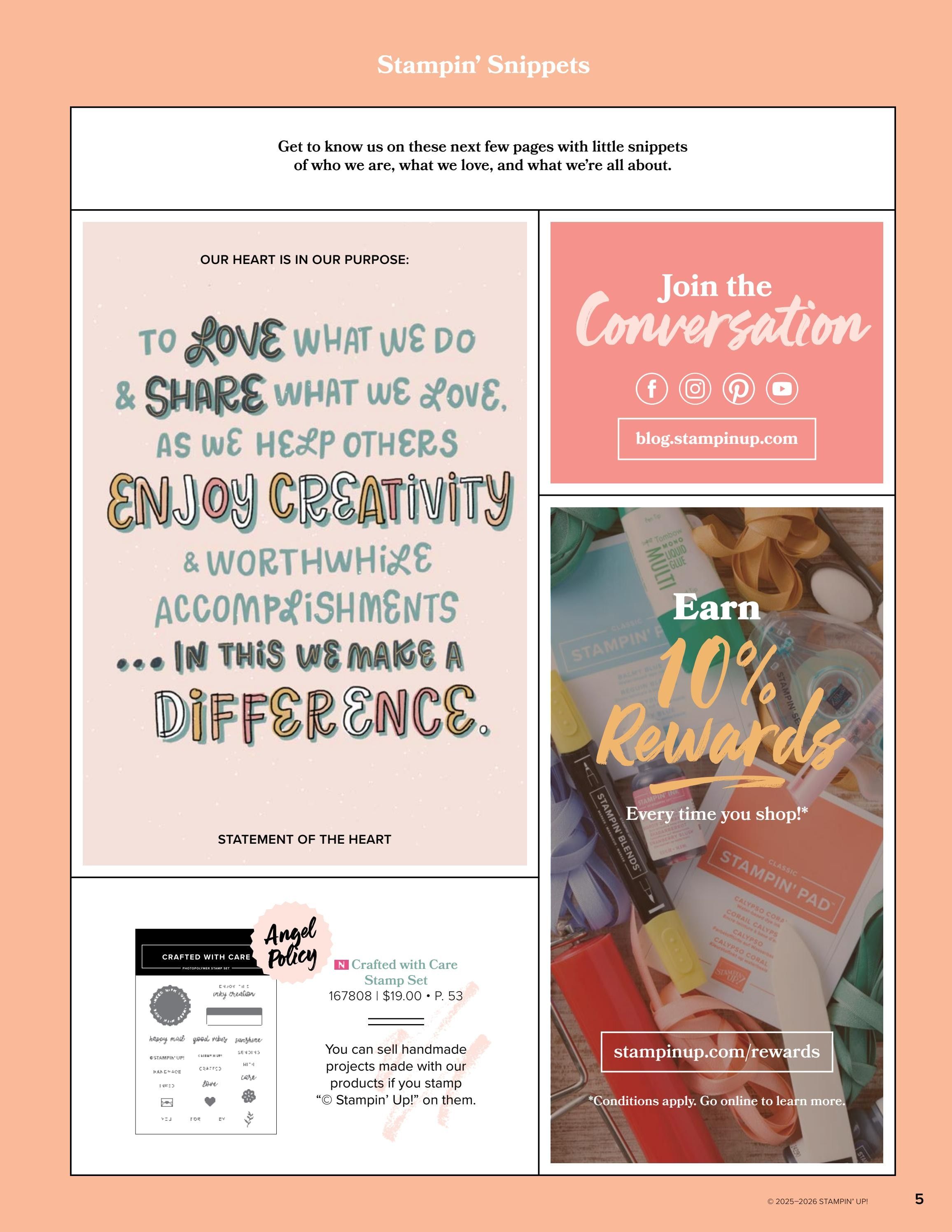 Stampin' Up! May-August Catalog Weekly Ad May 5 - August 31, 2026
