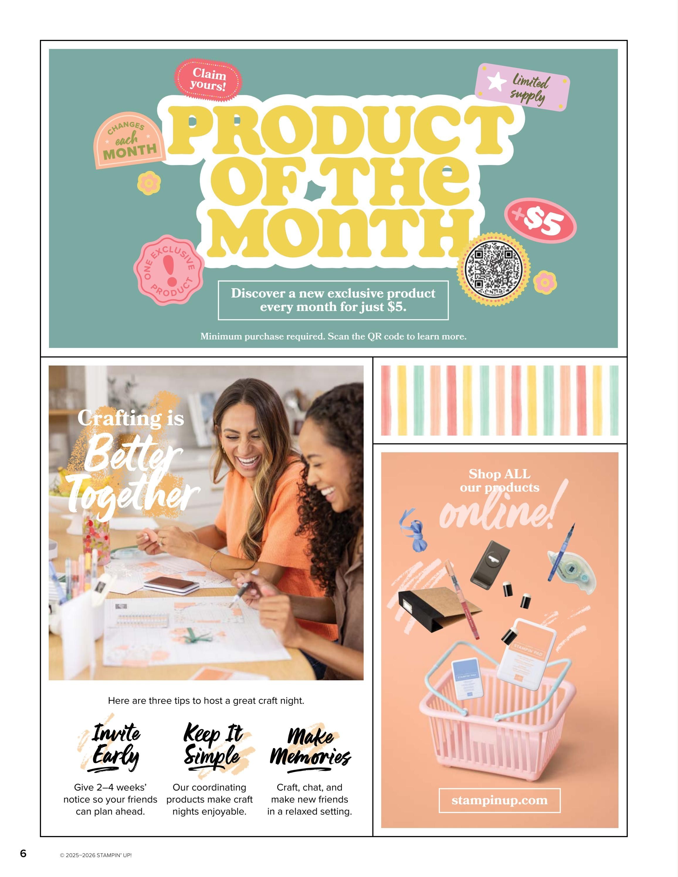 Stampin' Up! May-August Catalog Weekly Ad May 5 - August 31, 2026
