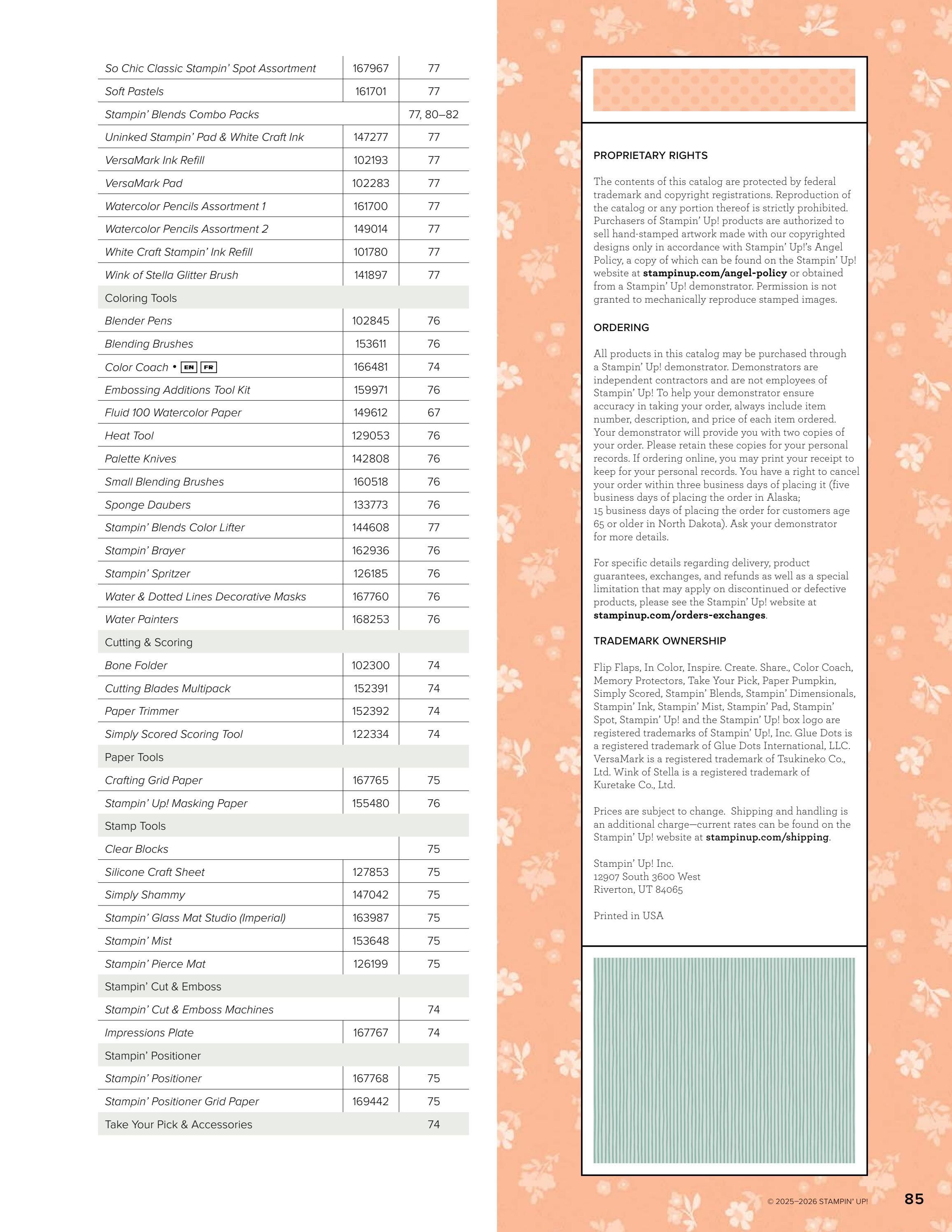 Stampin' Up! May-August Catalog Weekly Ad May 5 - August 31, 2026