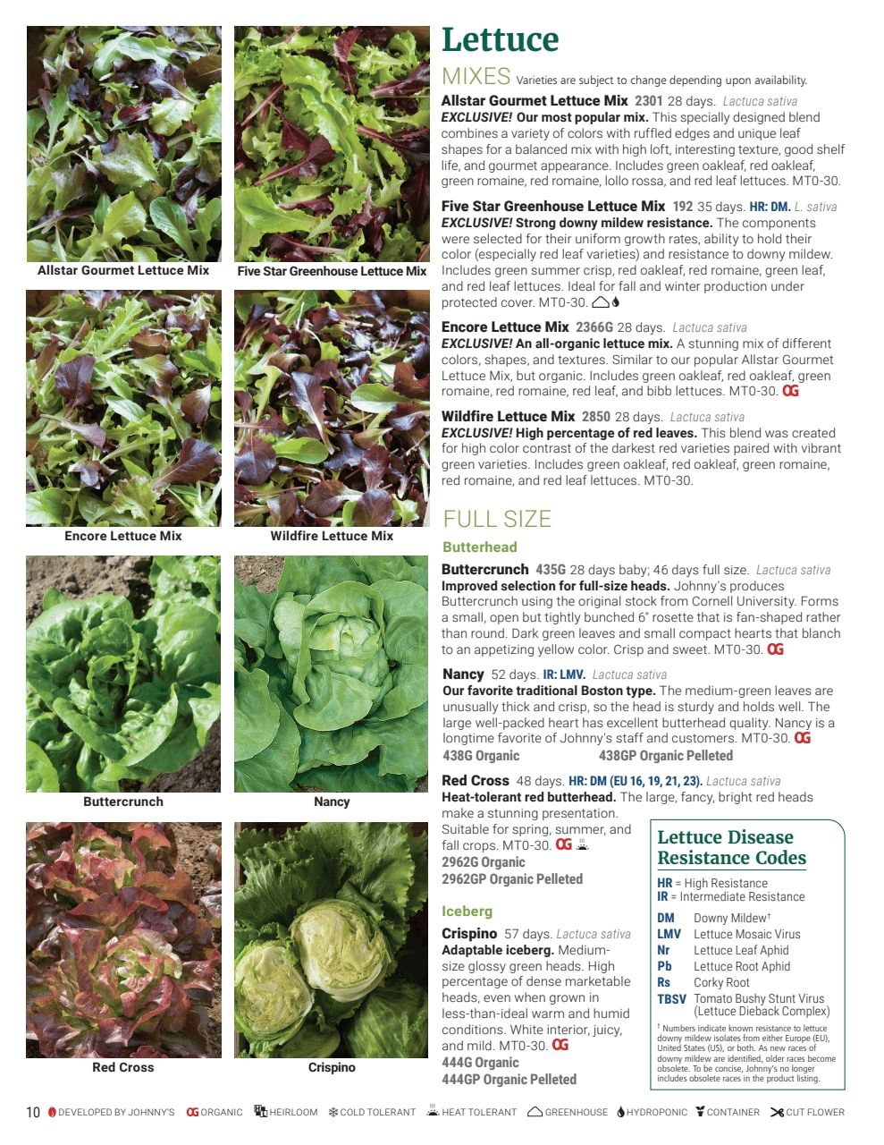 Johnny's Selected Seeds Domestic Wholesale Catalog Weekly Ad January 1 - December 31, 2026