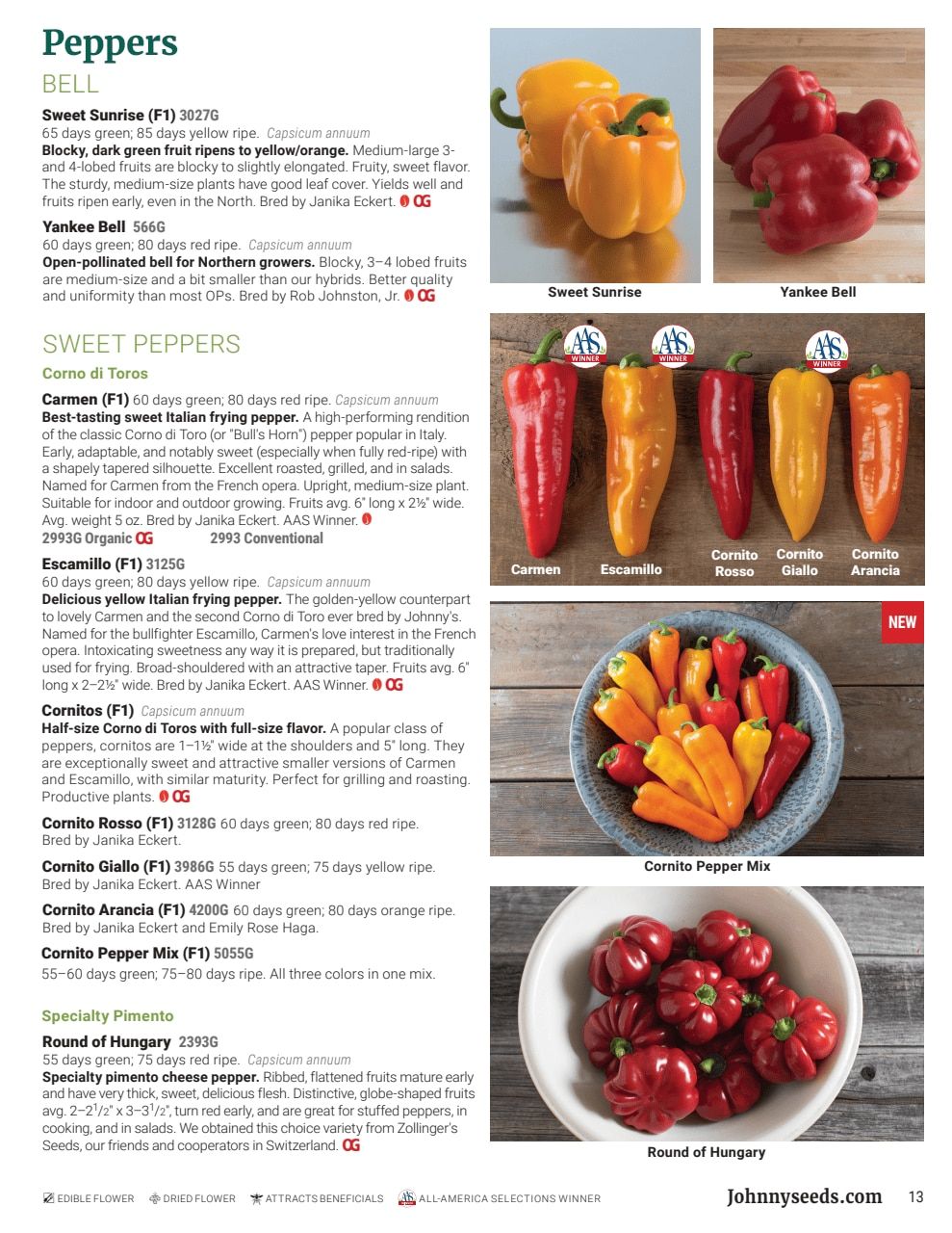 Johnny's Selected Seeds Domestic Wholesale Catalog Weekly Ad January 1 - December 31, 2026