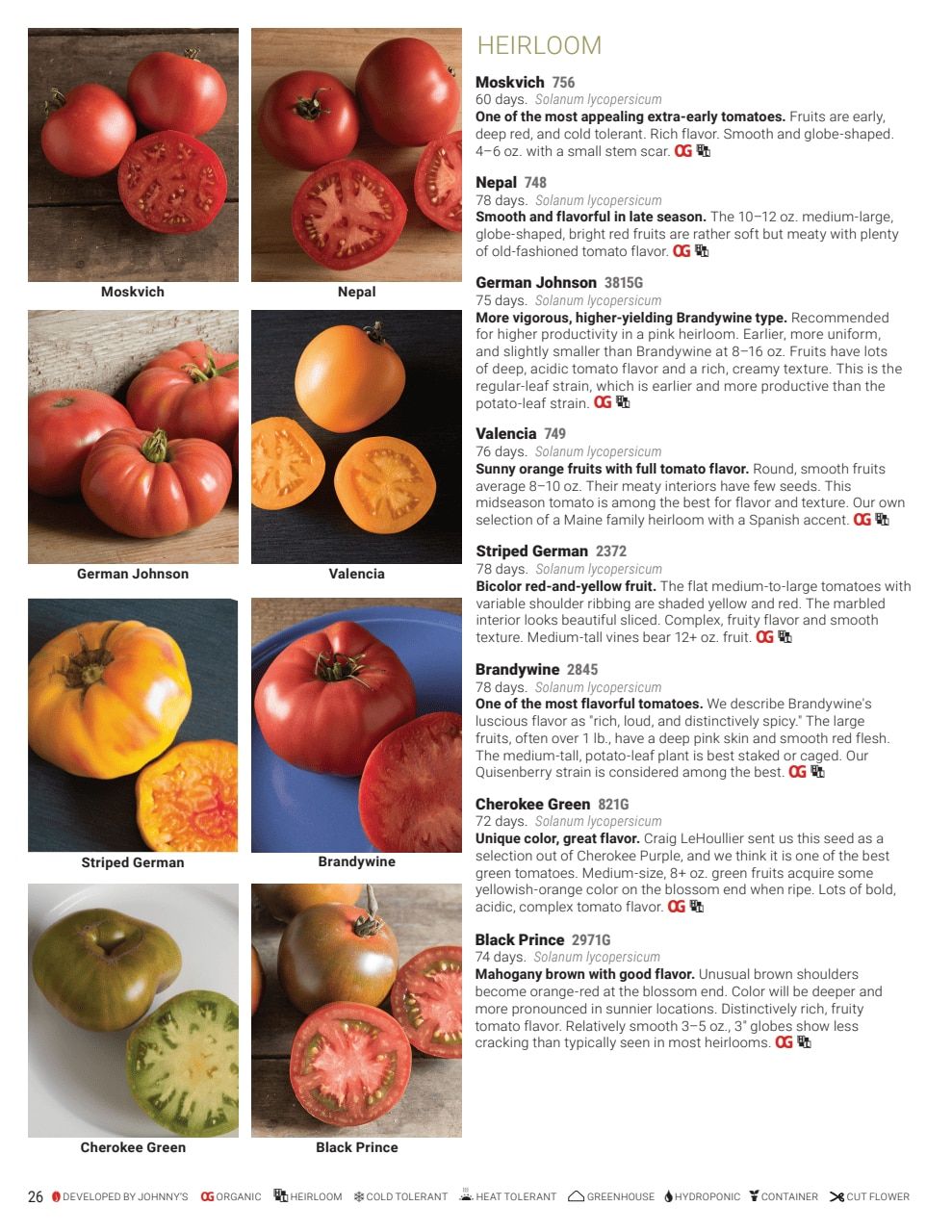 Johnny's Selected Seeds Domestic Wholesale Catalog Weekly Ad January 1 - December 31, 2026